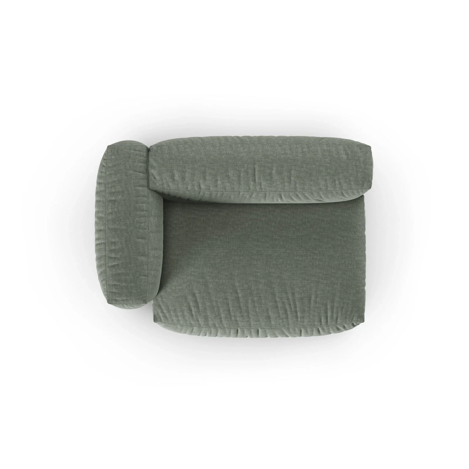 Martina Modulares Sofa Sitzelement, Linke Seite, Sitztiefe 90 cm, aus Samt, Cord, Boucle oder Strukturstoff, 160x120 cm - Image 47