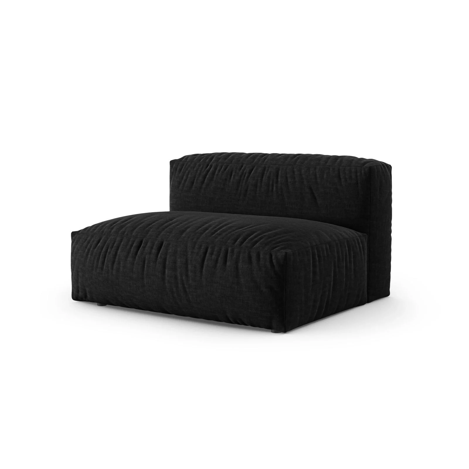 Martina Modulares Sofa Sitzelement, Linke Seite, Sitztiefe 90 cm, aus Samt, Cord, Boucle oder Strukturstoff, 160x120 cm - Image 57