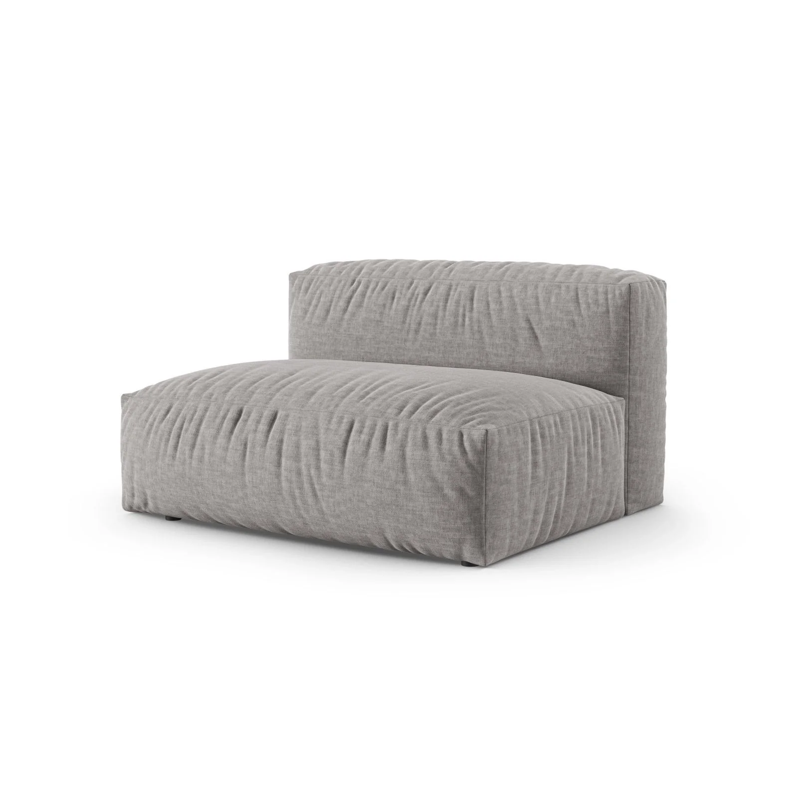 Martina Modulares Sofa Sitzelement, Linke Seite, Sitztiefe 90 cm, aus Samt, Cord, Boucle oder Strukturstoff, 160x120 cm - Image 63
