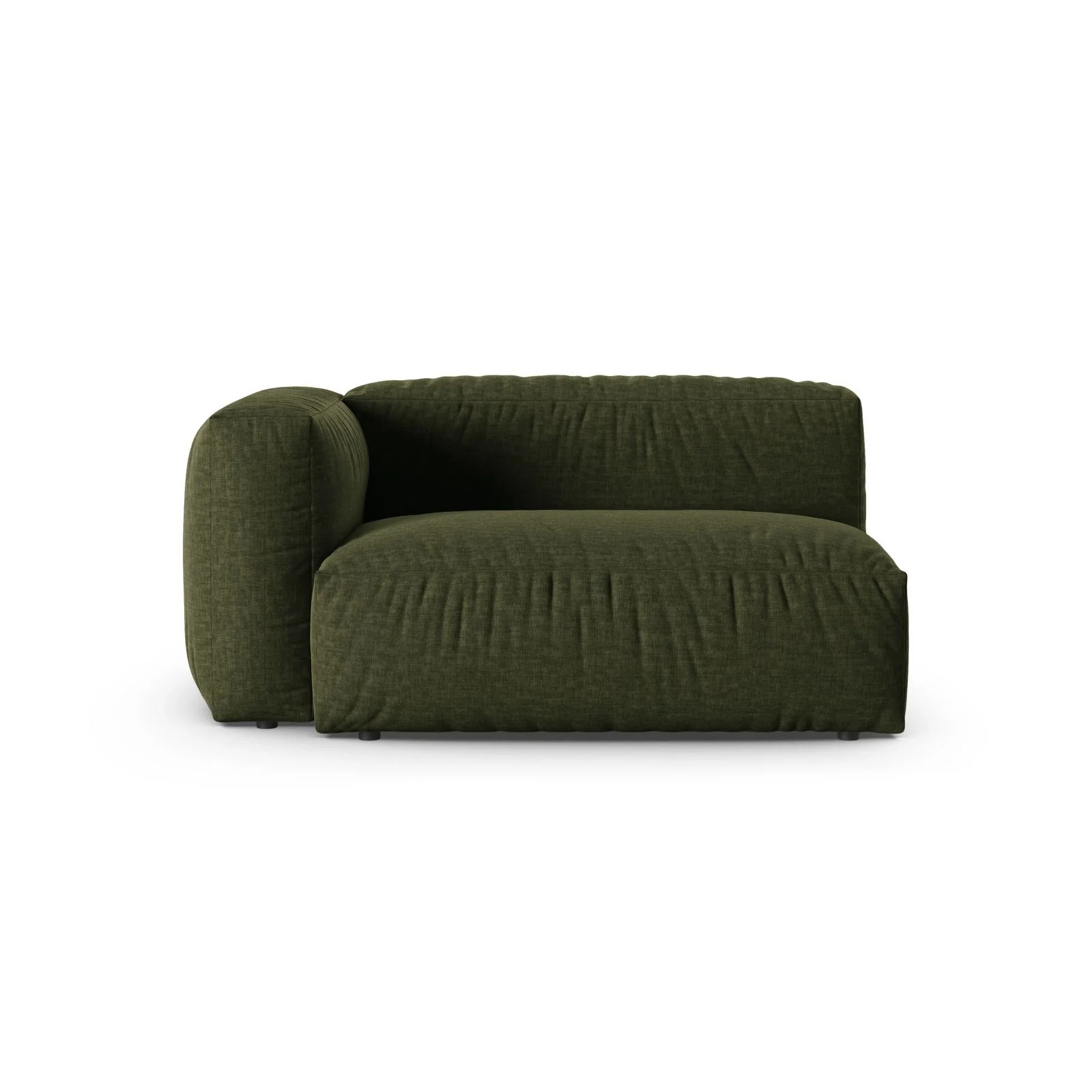 Martina Modulares Sofa Sitzelement, Linke Seite, Sitztiefe 90 cm, aus Samt, Cord, Boucle oder Strukturstoff, 160x120 cm - Image 67