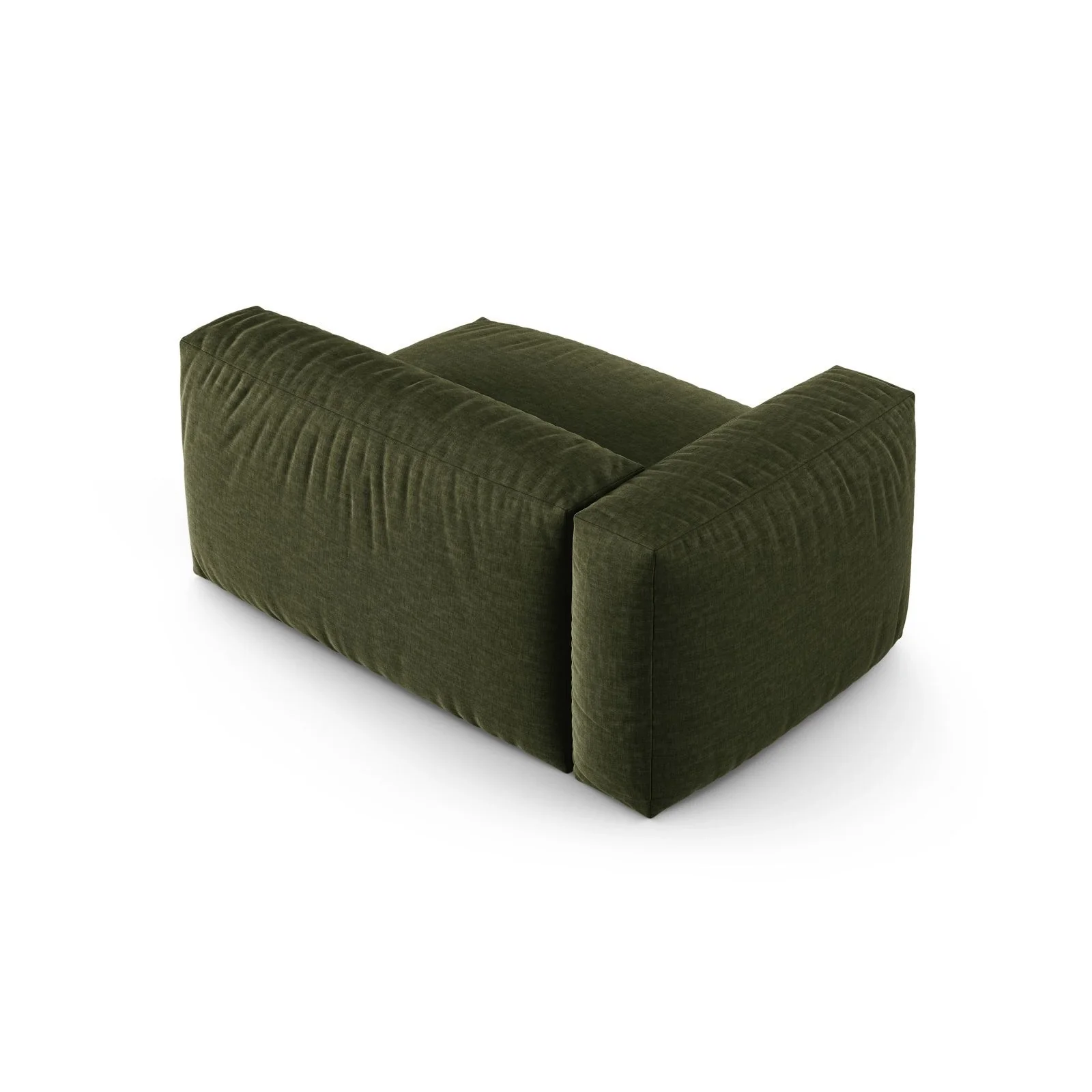 Martina Modulares Sofa Sitzelement, Linke Seite, Sitztiefe 90 cm, aus Samt, Cord, Boucle oder Strukturstoff, 160x120 cm - Image 70