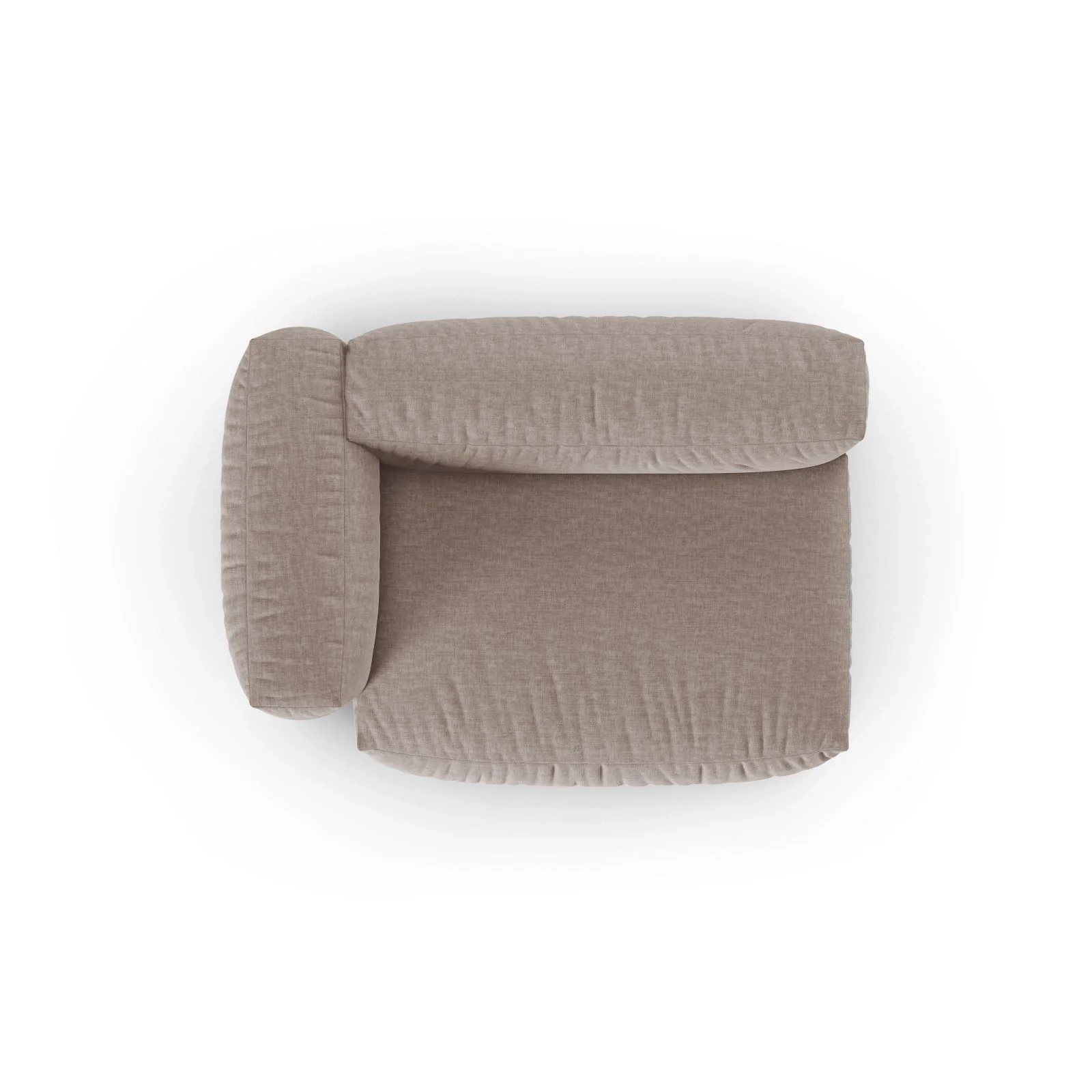 Martina Modulares Sofa Sitzelement, Linke Seite, Sitztiefe 90 cm, aus Samt, Cord, Boucle oder Strukturstoff, 160x120 cm - Image 77