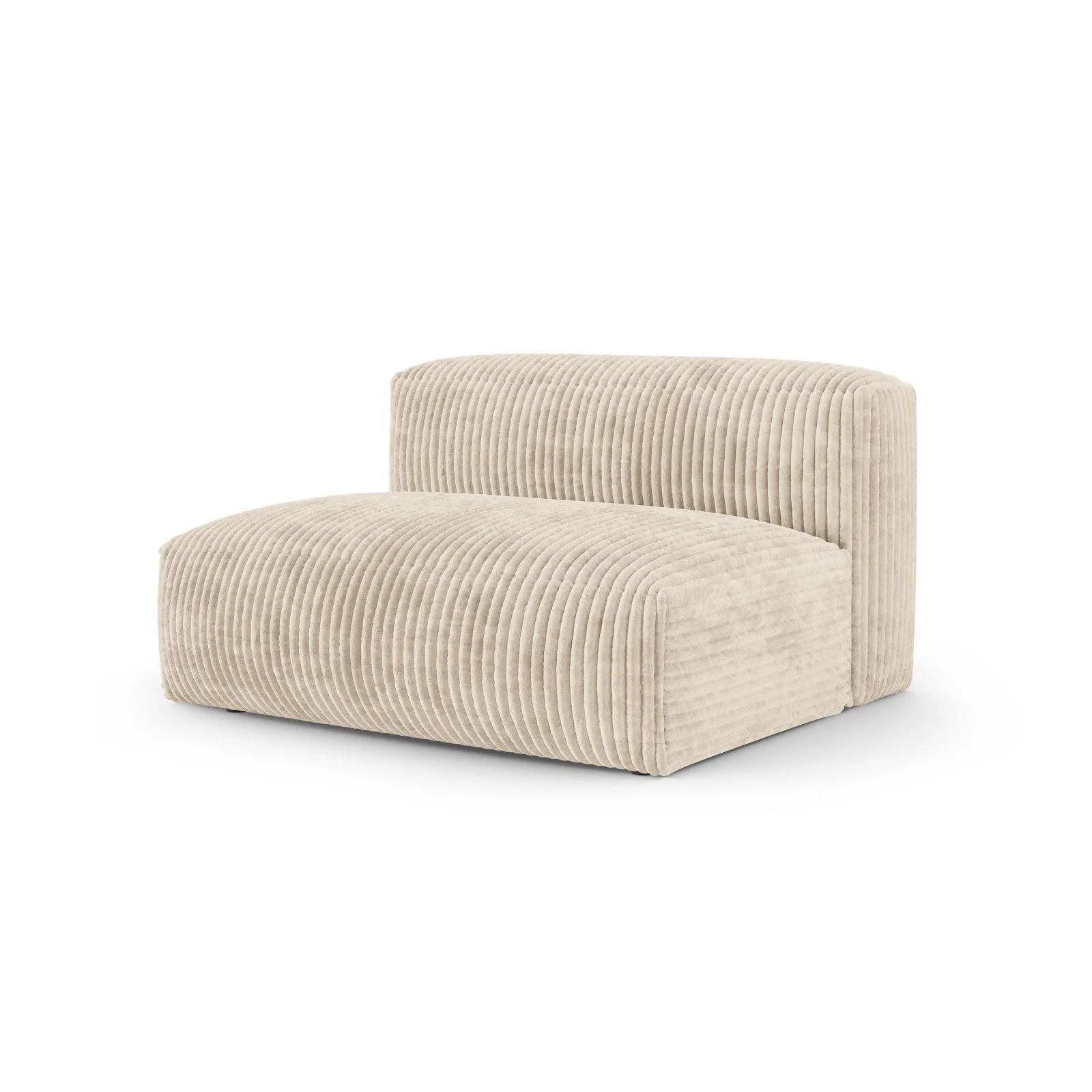 Martina Modulares Sofa Sitzelement, Linke Seite, Sitztiefe 90 cm, aus Samt, Cord, Boucle oder Strukturstoff, 160x120 cm - Image 81