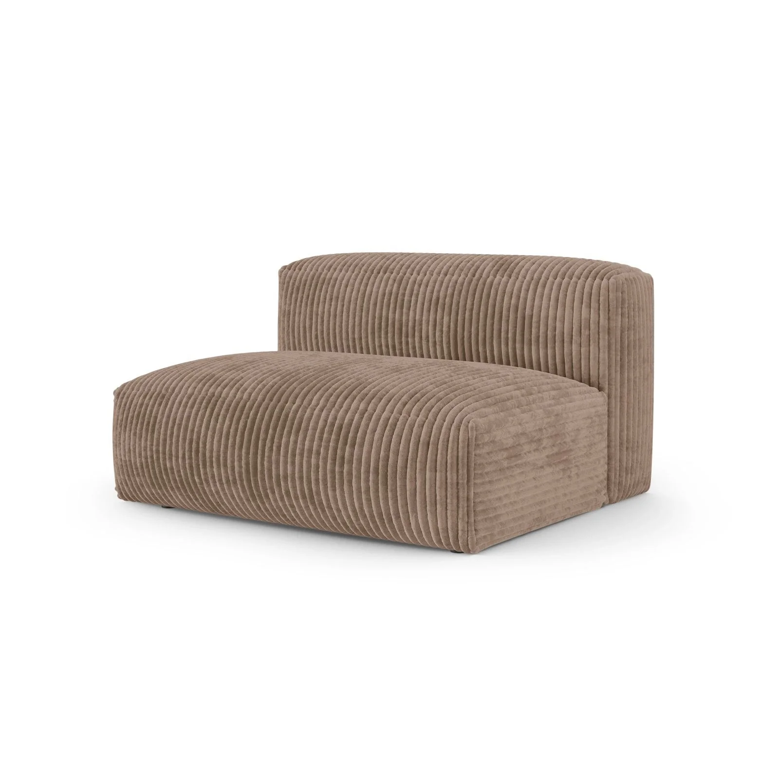 Martina Modulares Sofa Sitzelement, Linke Seite, Sitztiefe 90 cm, aus Samt, Cord, Boucle oder Strukturstoff, 160x120 cm - Image 87