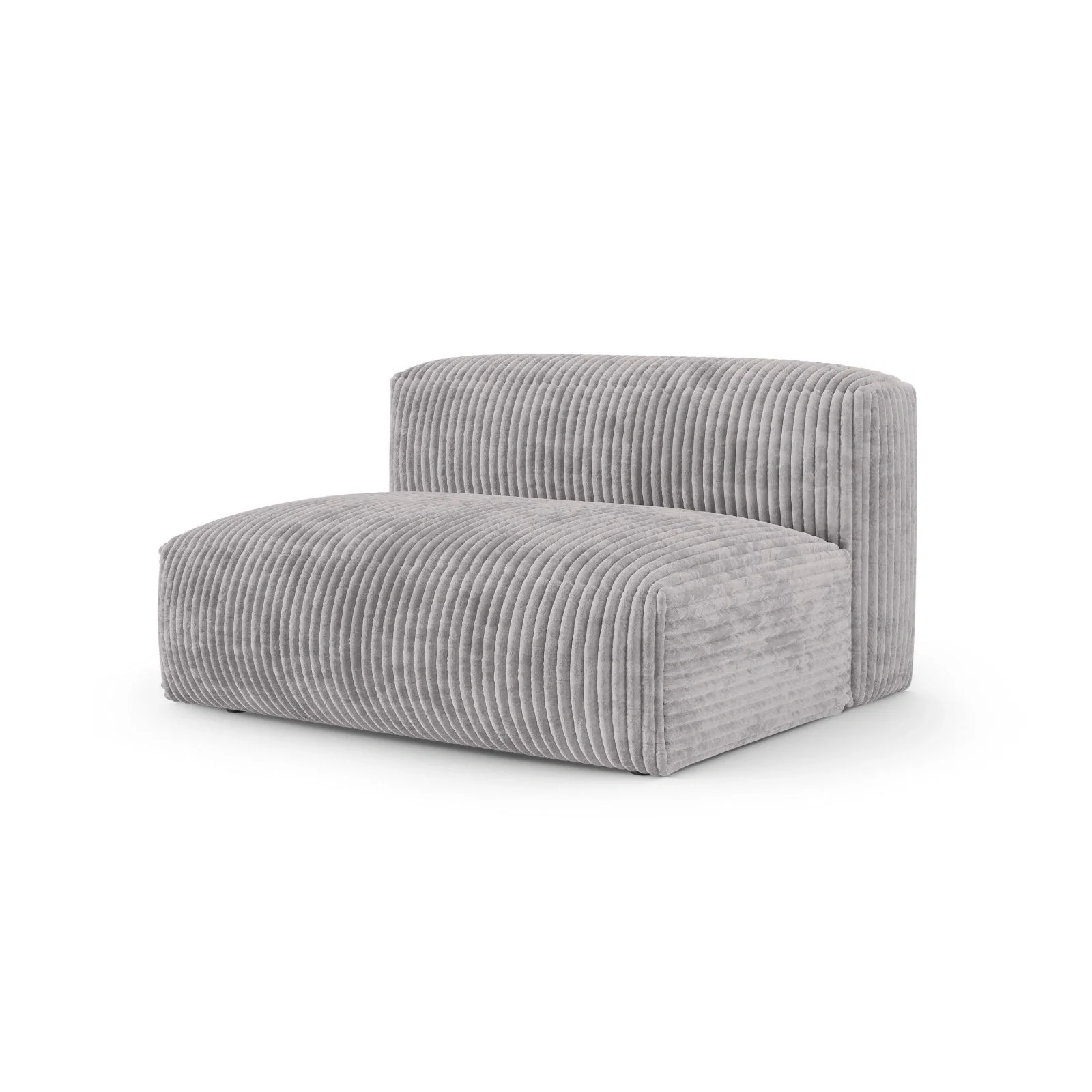 Martina Modulares Sofa Sitzelement, Linke Seite, Sitztiefe 90 cm, aus Samt, Cord, Boucle oder Strukturstoff, 160x120 cm - Image 99