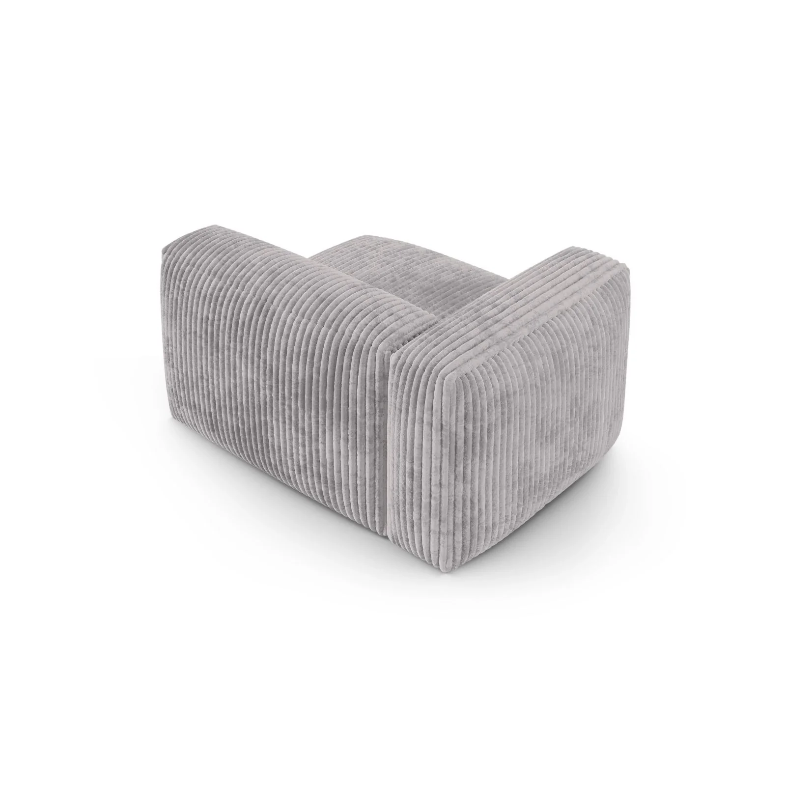 Martina Modulares Sofa Sitzelement, Linke Seite, Sitztiefe 90 cm, aus Samt, Cord, Boucle oder Sturkturstoff, 120x120 cm - Image 100
