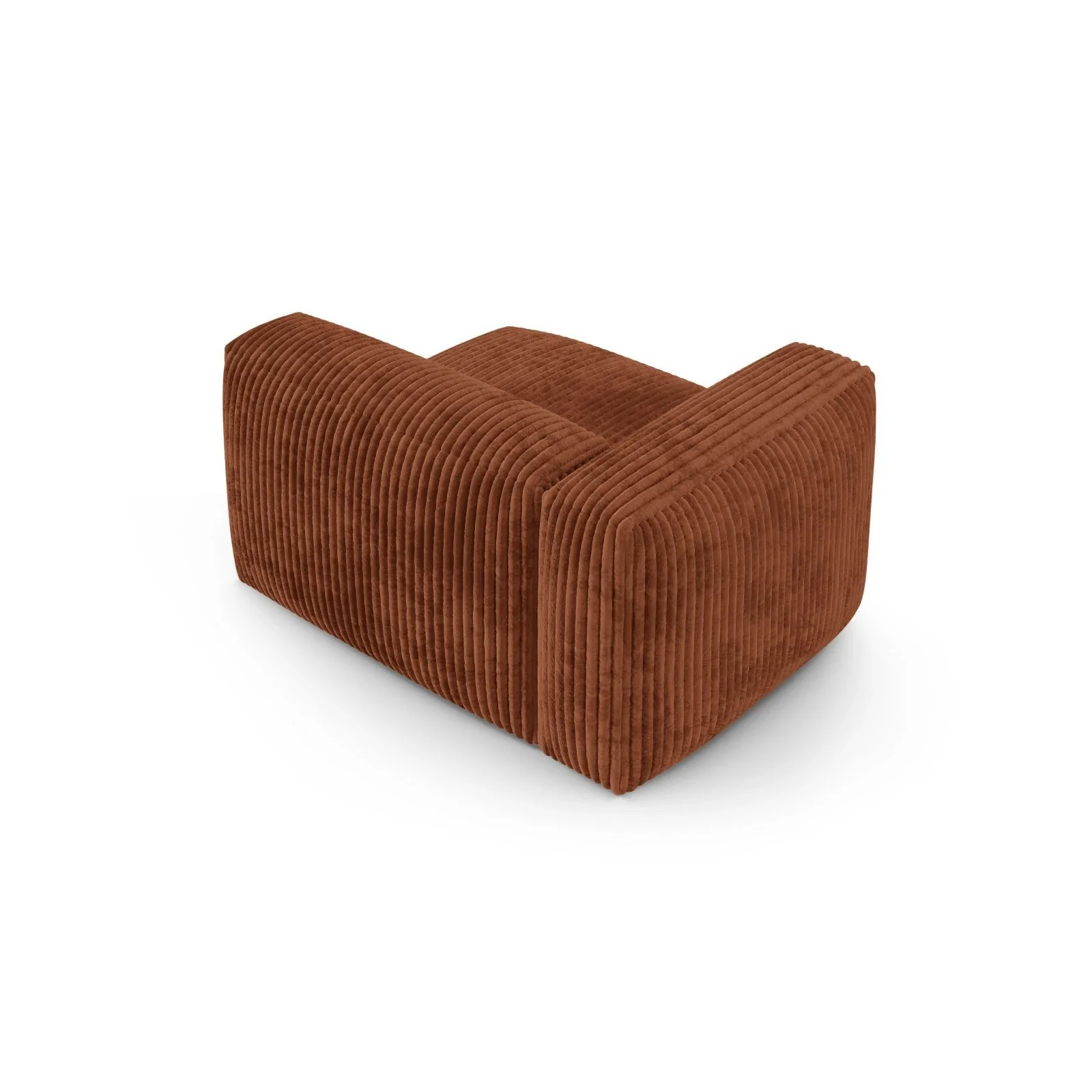 Martina Modulares Sofa Sitzelement, Linke Seite, Sitztiefe 90 cm, aus Samt, Cord, Boucle oder Sturkturstoff, 120x120 cm - Image 106