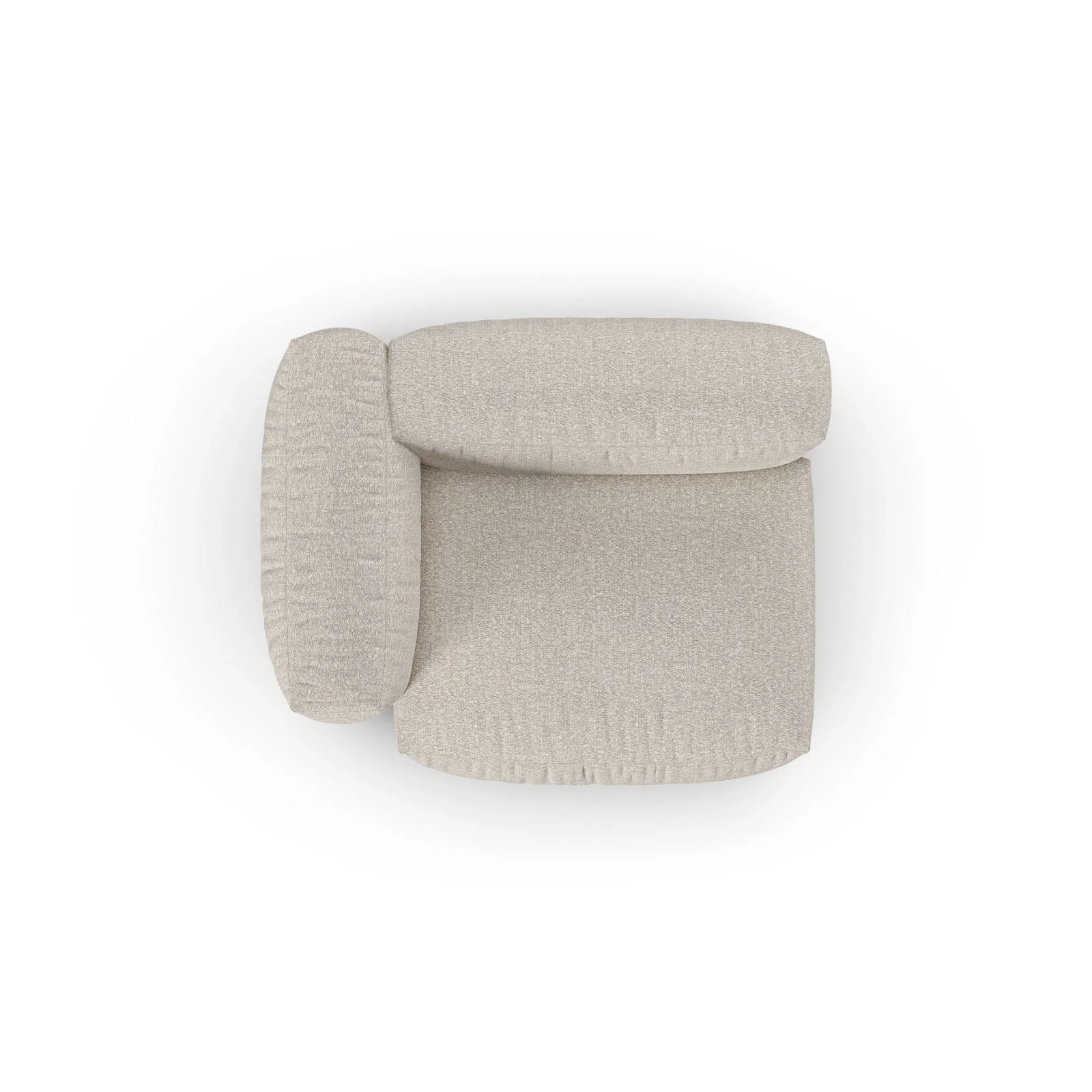 Martina Modulares Sofa Sitzelement, Linke Seite, Sitztiefe 90 cm, aus Samt, Cord, Boucle oder Sturkturstoff, 120x120 cm - Image 137