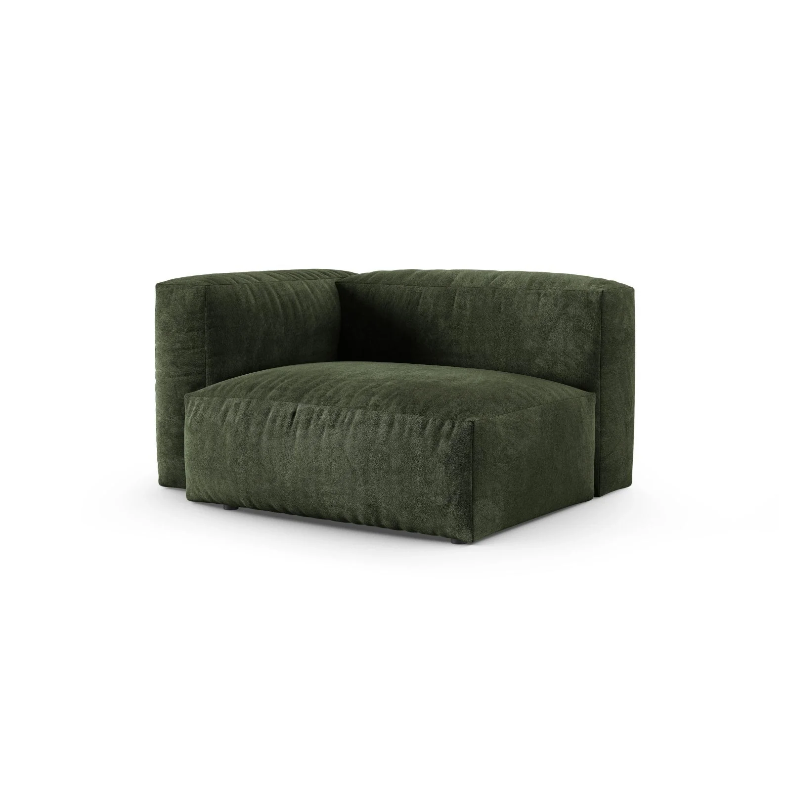 Martina Modulares Sofa Sitzelement, Linke Seite, Sitztiefe 90 cm, aus Samt, Cord, Boucle oder Sturkturstoff, 120x120 cm - Image 15