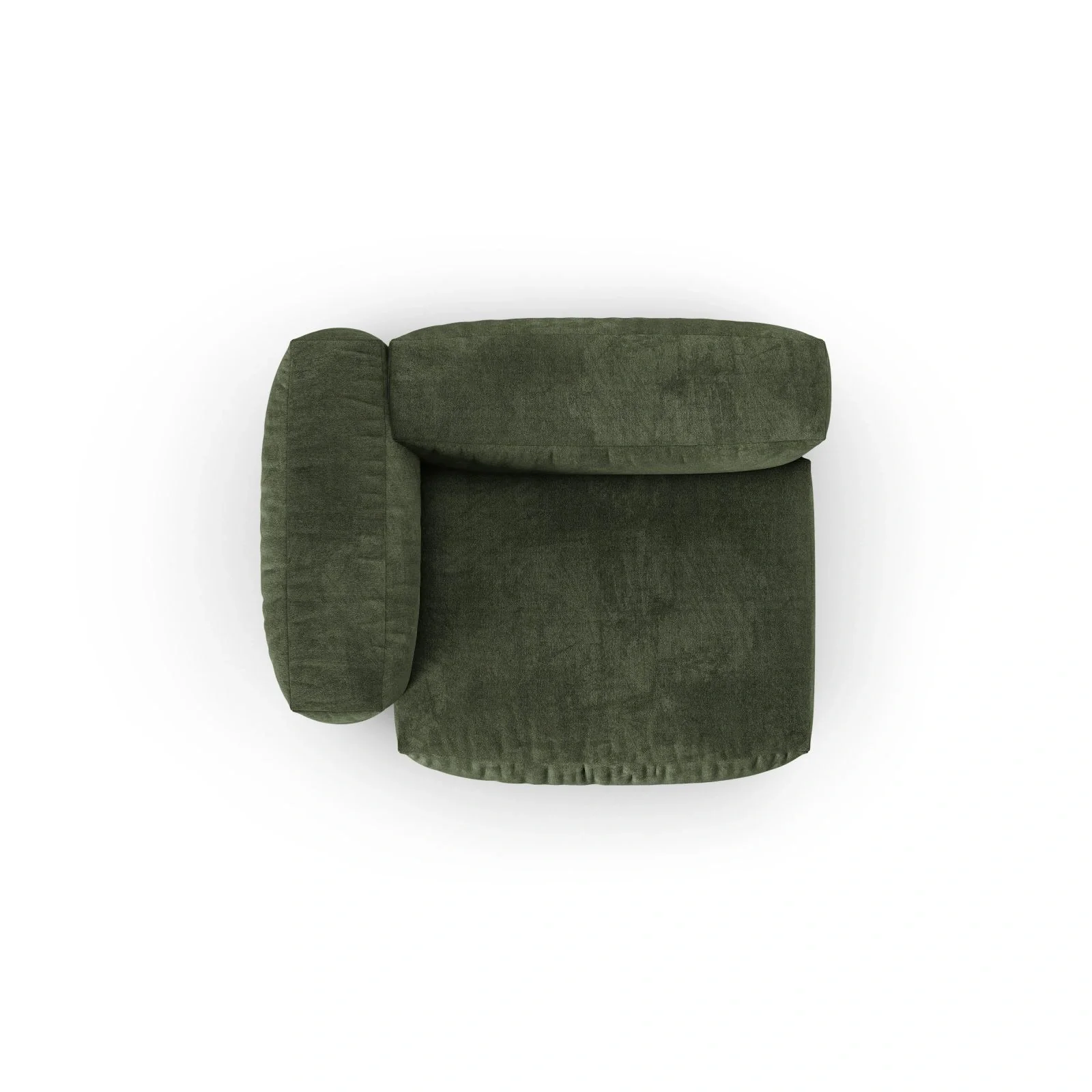 Martina Modulares Sofa Sitzelement, Linke Seite, Sitztiefe 90 cm, aus Samt, Cord, Boucle oder Sturkturstoff, 120x120 cm - Image 17