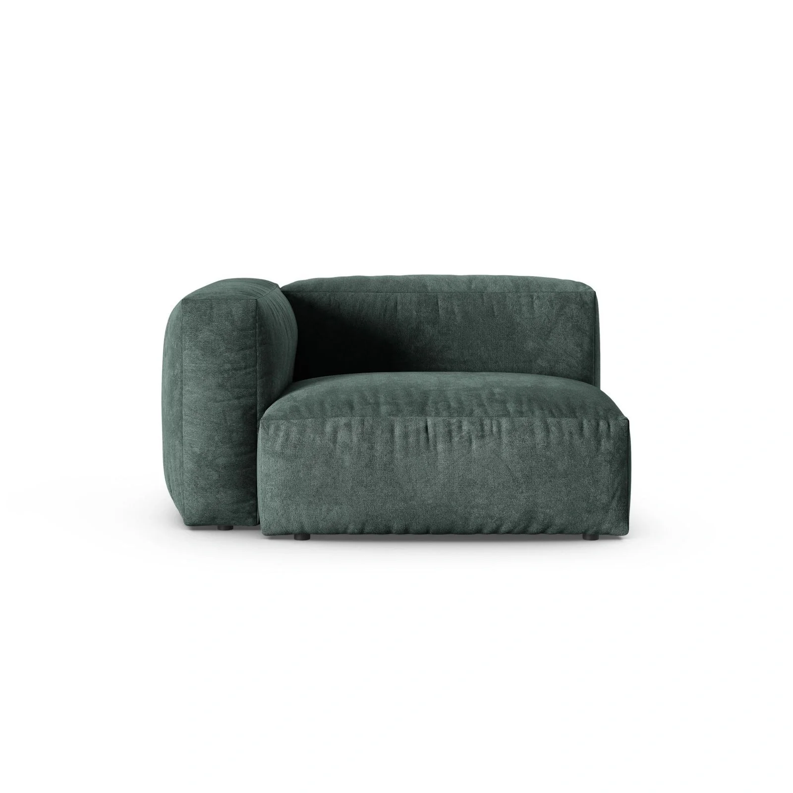 Martina Modulares Sofa Sitzelement, Linke Seite, Sitztiefe 90 cm, aus Samt, Cord, Boucle oder Sturkturstoff, 120x120 cm - Image 19