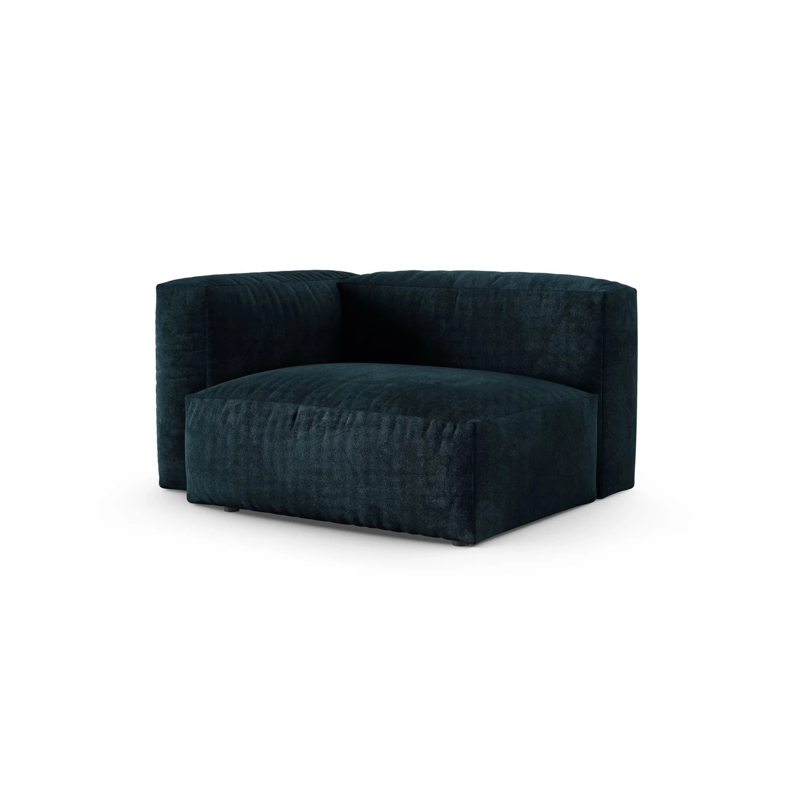 Martina Modulares Sofa Sitzelement, Linke Seite, Sitztiefe 90 cm, aus Samt, Cord, Boucle oder Sturkturstoff, 120x120 cm - Image 27