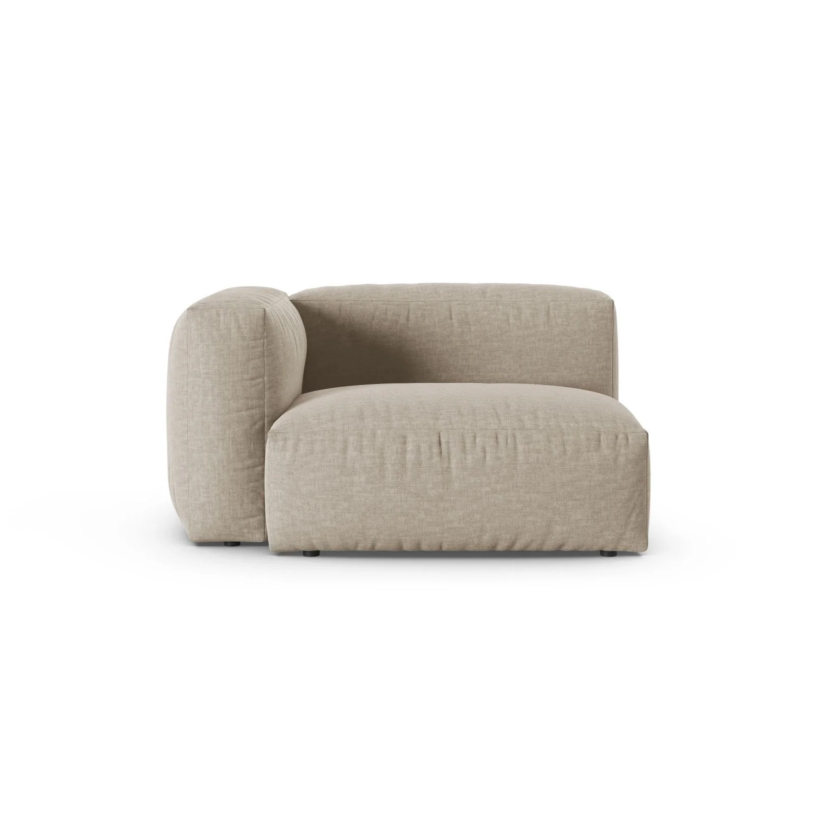 Martina Modulares Sofa Sitzelement, Linke Seite, Sitztiefe 90 cm, aus Samt, Cord, Boucle oder Sturkturstoff, 120x120 cm - Image 37