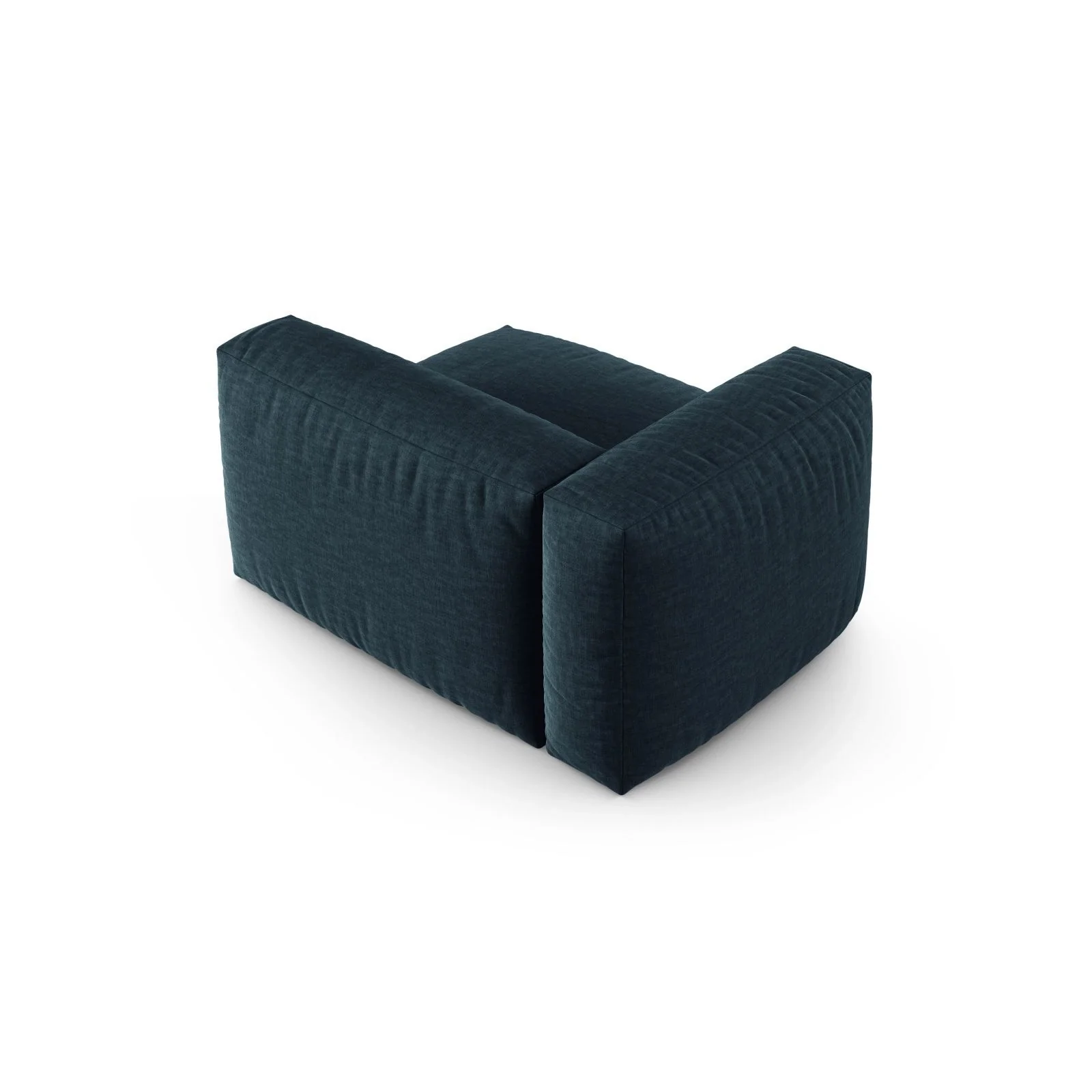 Martina Modulares Sofa Sitzelement, Linke Seite, Sitztiefe 90 cm, aus Samt, Cord, Boucle oder Sturkturstoff, 120x120 cm - Image 52