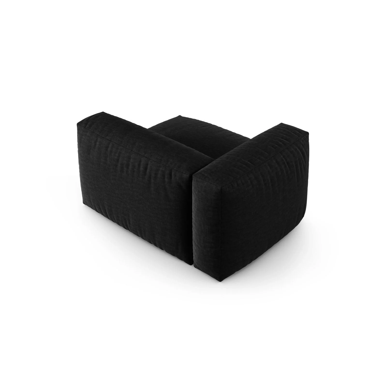 Martina Modulares Sofa Sitzelement, Linke Seite, Sitztiefe 90 cm, aus Samt, Cord, Boucle oder Sturkturstoff, 120x120 cm - Image 58