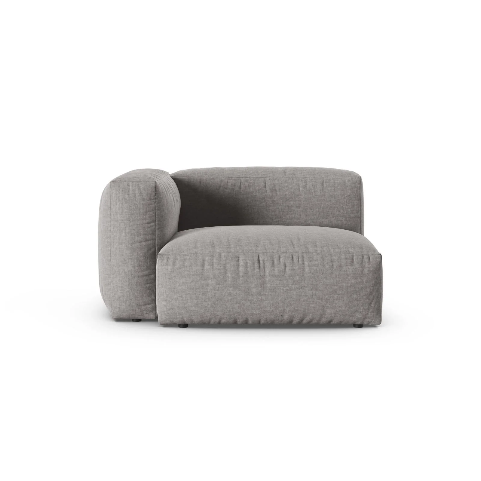 Martina Modulares Sofa Sitzelement, Linke Seite, Sitztiefe 90 cm, aus Samt, Cord, Boucle oder Sturkturstoff, 120x120 cm - Image 61