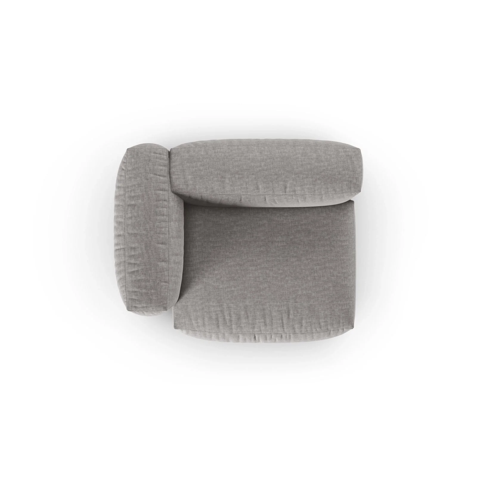 Martina Modulares Sofa Sitzelement, Linke Seite, Sitztiefe 90 cm, aus Samt, Cord, Boucle oder Sturkturstoff, 120x120 cm - Image 65