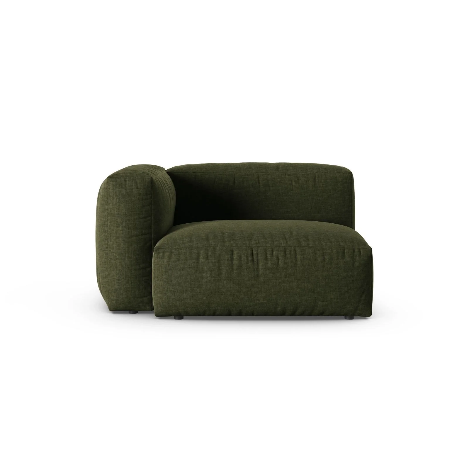 Martina Modulares Sofa Sitzelement, Linke Seite, Sitztiefe 90 cm, aus Samt, Cord, Boucle oder Sturkturstoff, 120x120 cm - Image 67