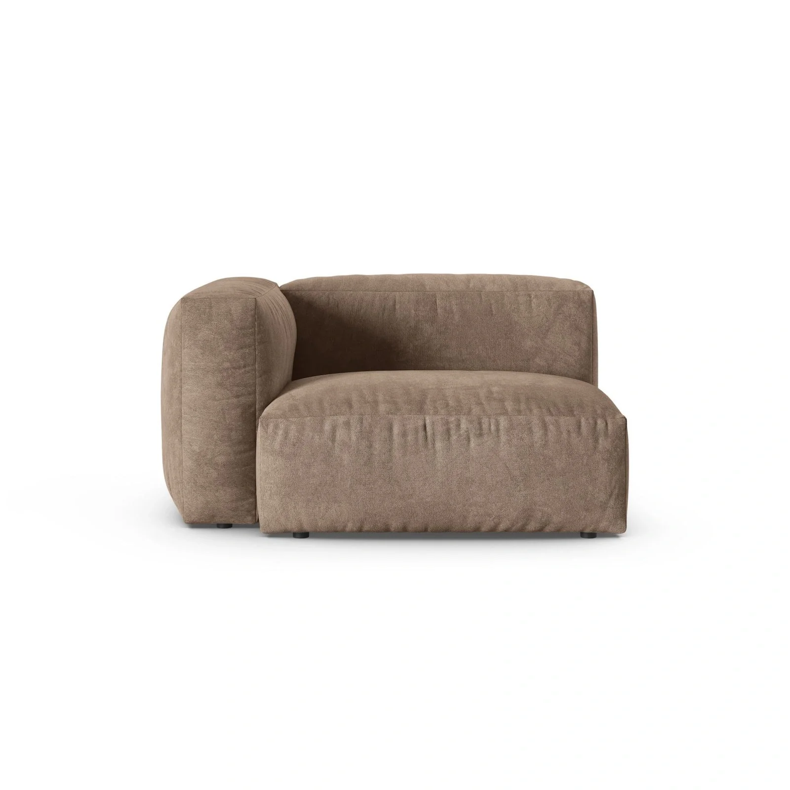 Martina Modulares Sofa Sitzelement, Linke Seite, Sitztiefe 90 cm, aus Samt, Cord, Boucle oder Sturkturstoff, 120x120 cm - Image 7