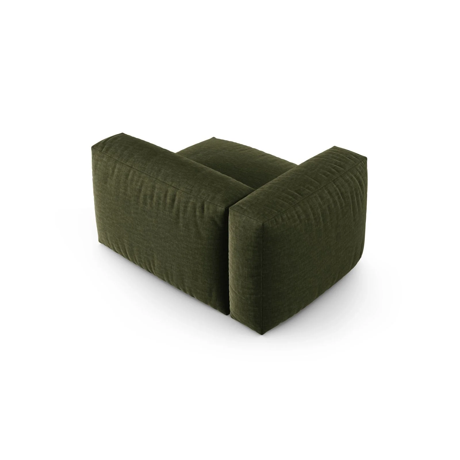Martina Modulares Sofa Sitzelement, Linke Seite, Sitztiefe 90 cm, aus Samt, Cord, Boucle oder Sturkturstoff, 120x120 cm - Image 70