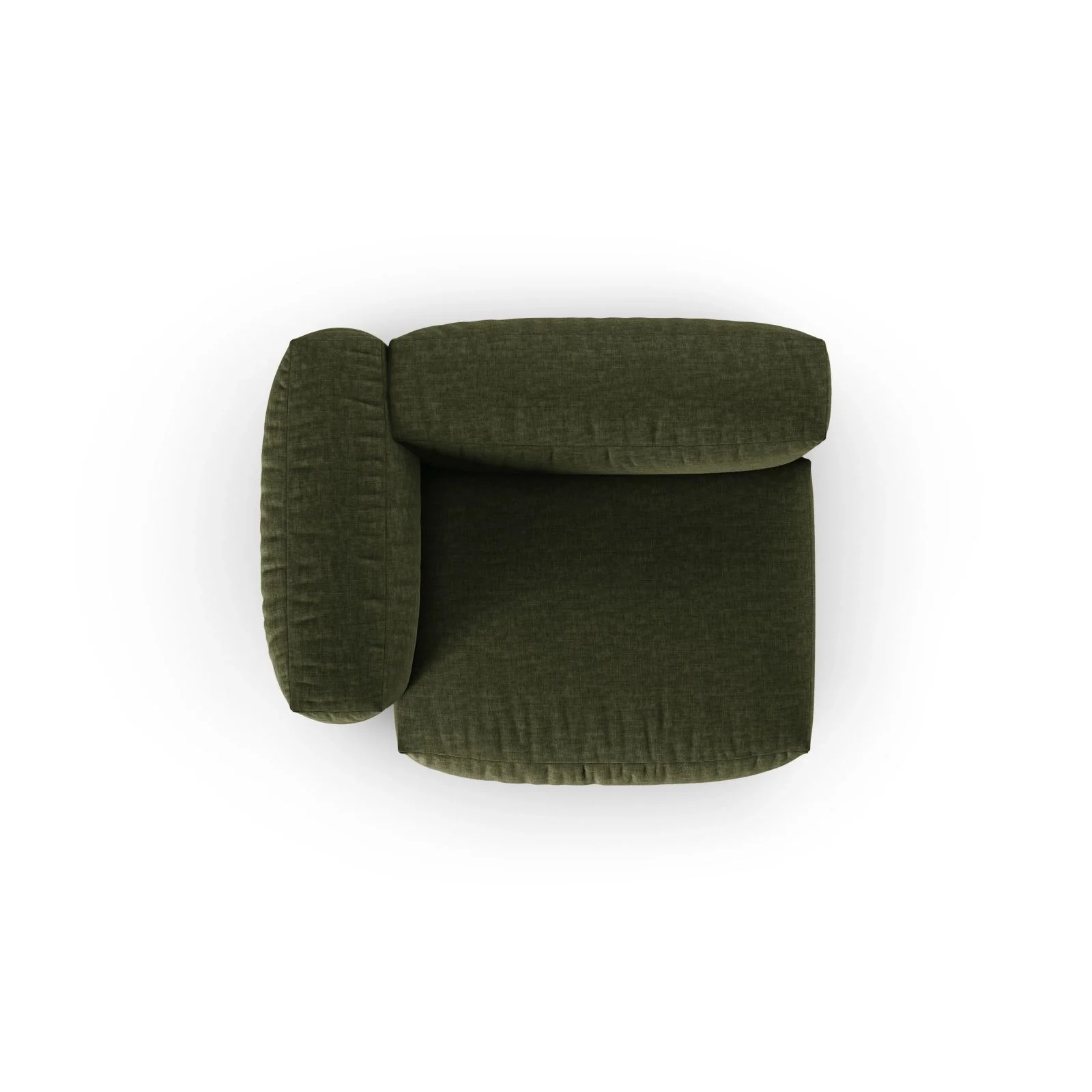 Martina Modulares Sofa Sitzelement, Linke Seite, Sitztiefe 90 cm, aus Samt, Cord, Boucle oder Sturkturstoff, 120x120 cm - Image 71