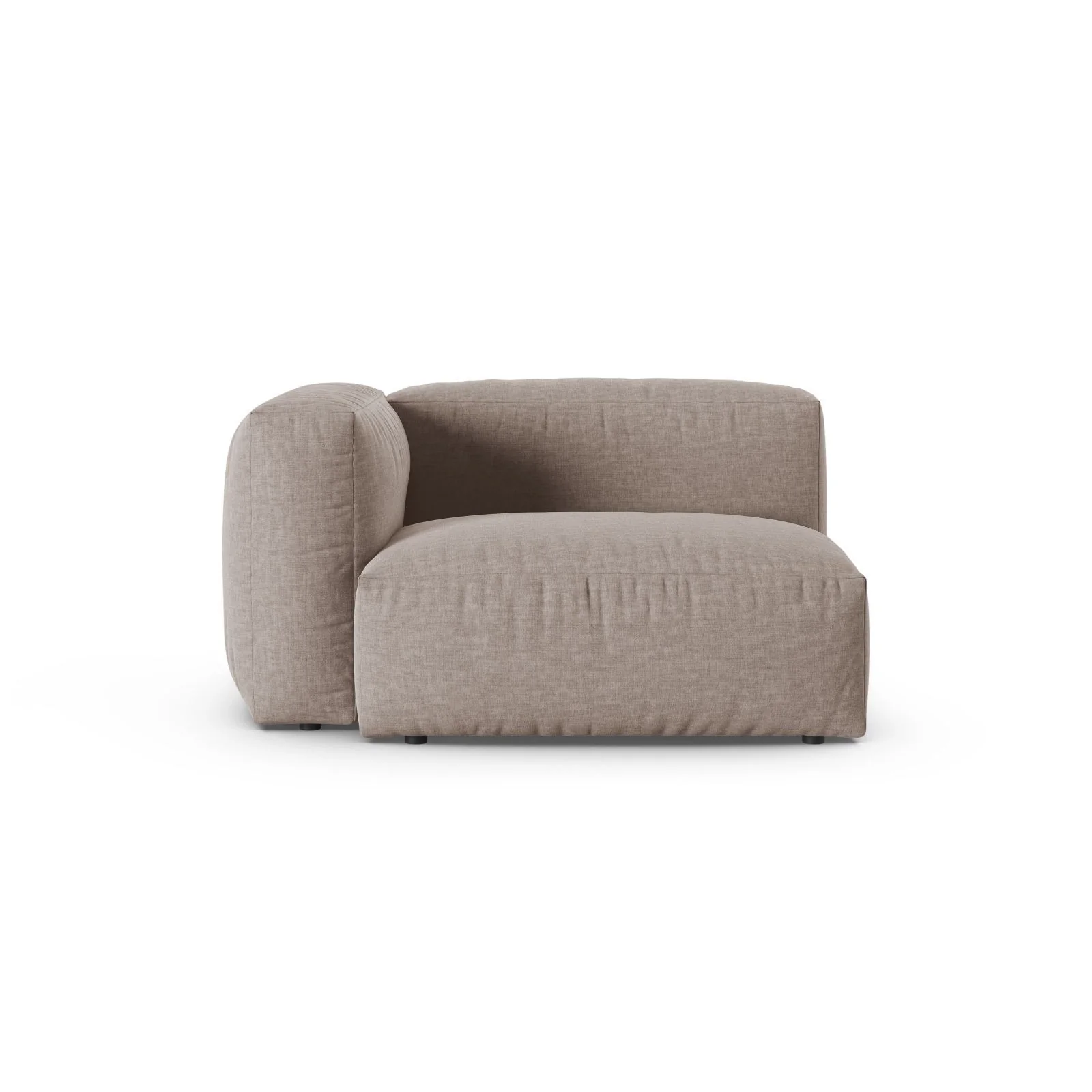 Martina Modulares Sofa Sitzelement, Linke Seite, Sitztiefe 90 cm, aus Samt, Cord, Boucle oder Sturkturstoff, 120x120 cm - Image 73