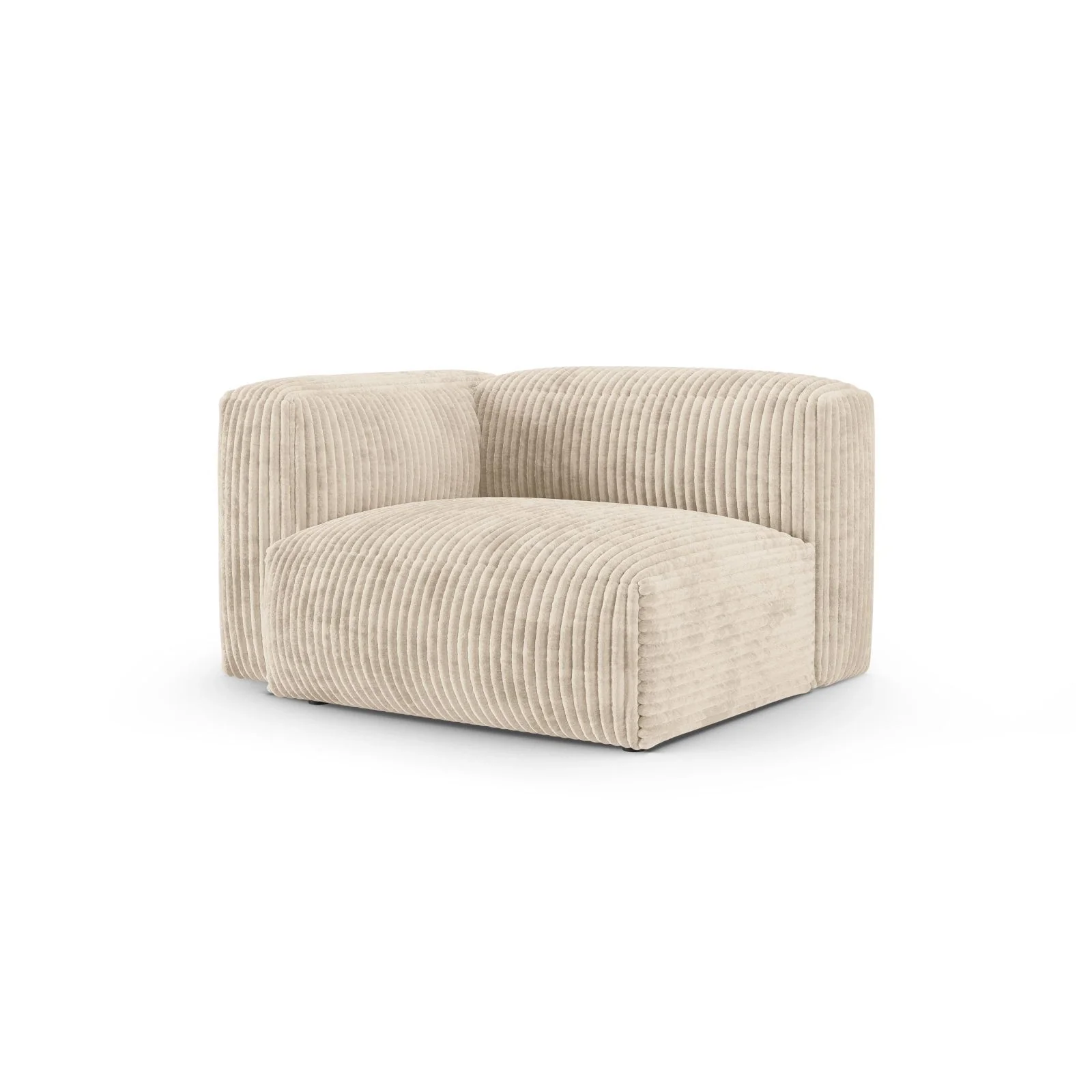 Martina Modulares Sofa Sitzelement, Linke Seite, Sitztiefe 90 cm, aus Samt, Cord, Boucle oder Sturkturstoff, 120x120 cm - Image 81