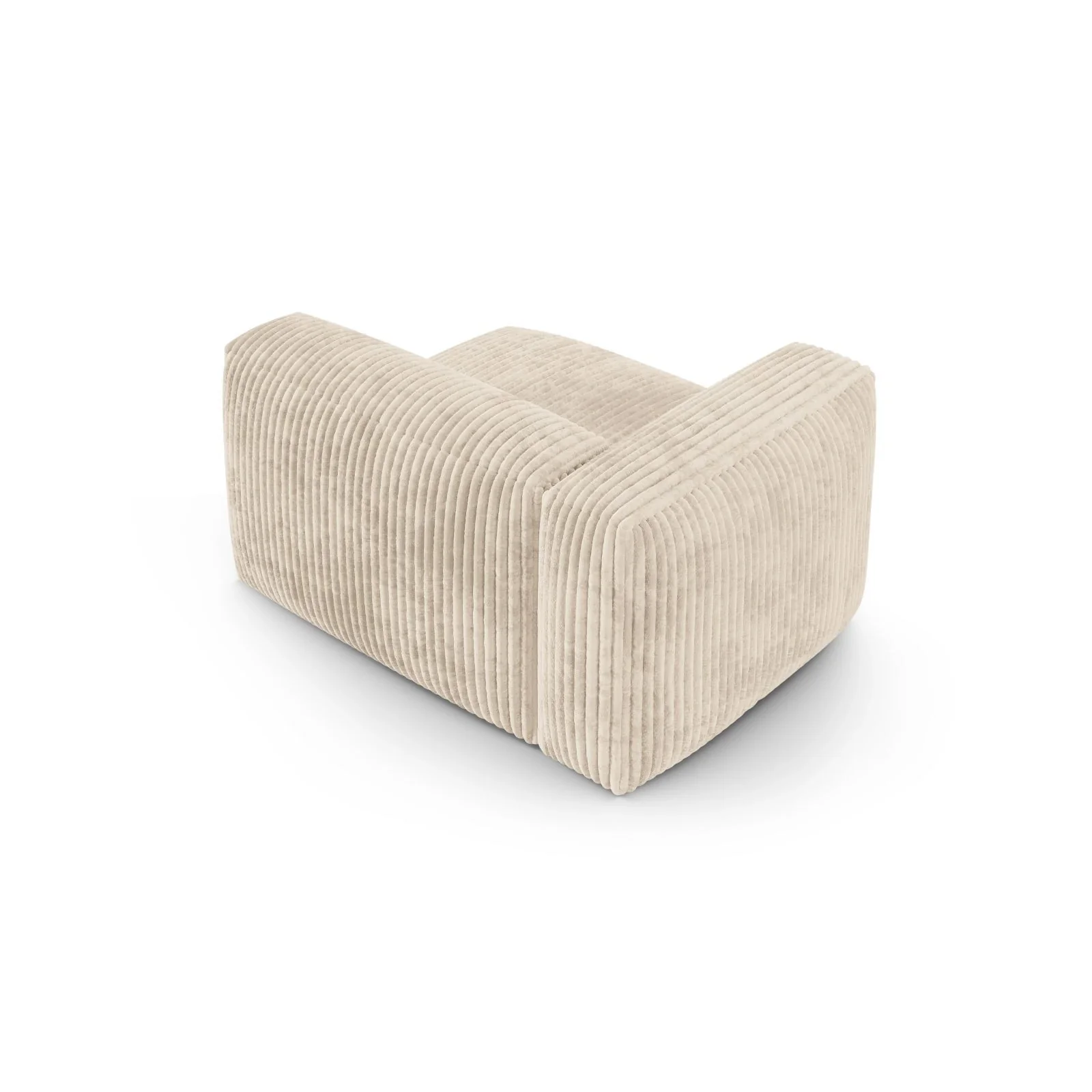 Martina Modulares Sofa Sitzelement, Linke Seite, Sitztiefe 90 cm, aus Samt, Cord, Boucle oder Sturkturstoff, 120x120 cm - Image 82