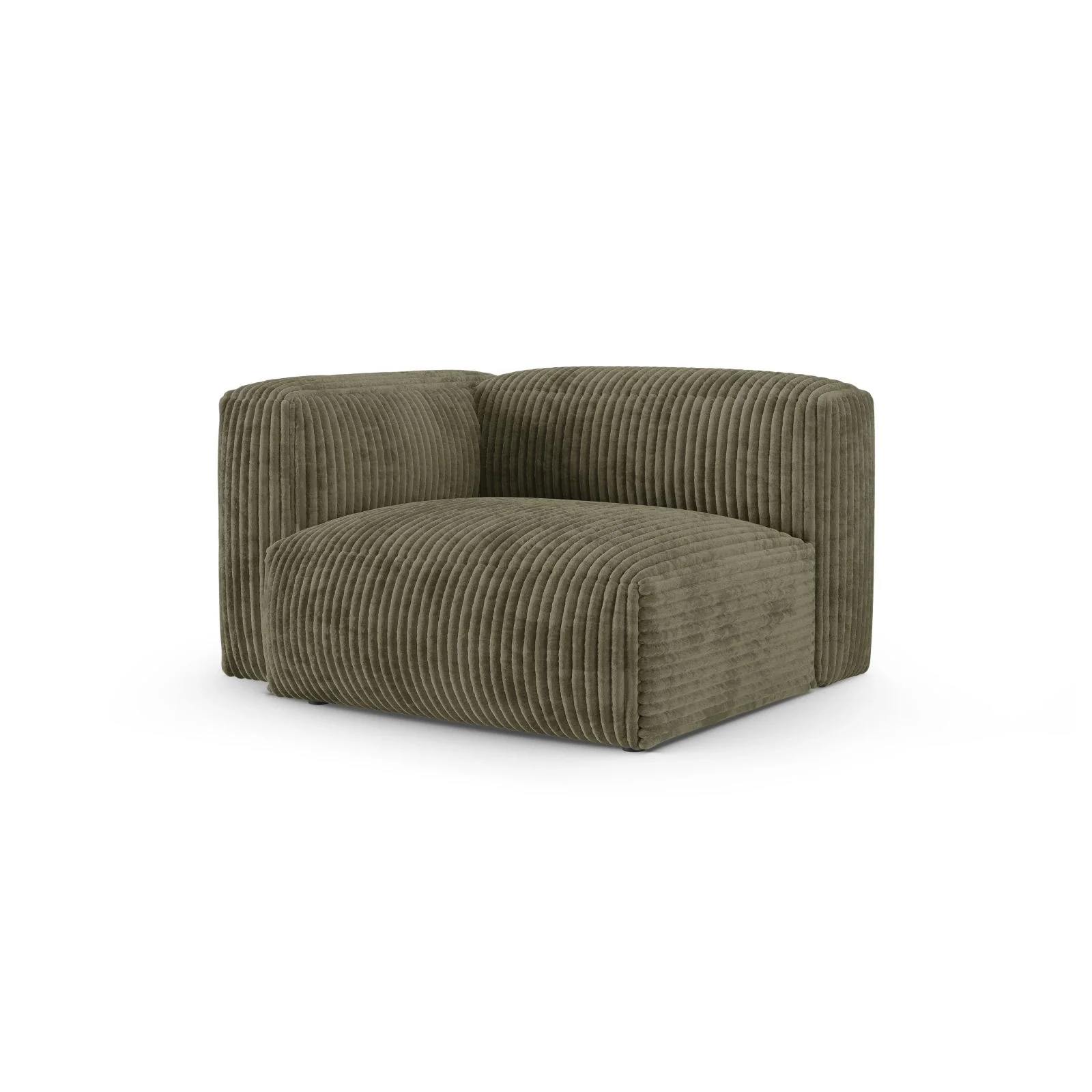 Martina Modulares Sofa Sitzelement, Linke Seite, Sitztiefe 90 cm, aus Samt, Cord, Boucle oder Sturkturstoff, 120x120 cm - Image 93