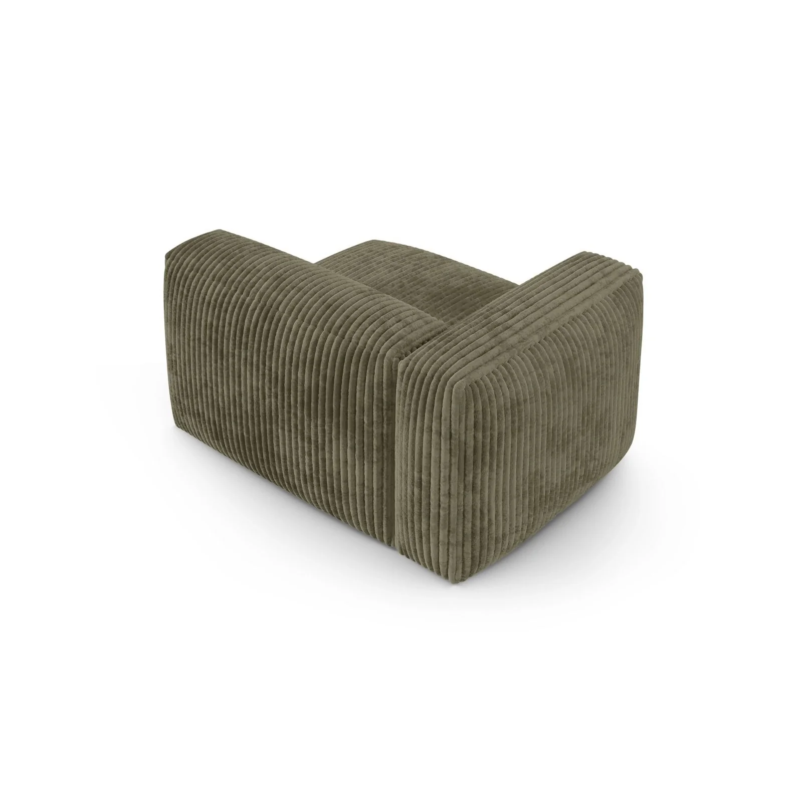 Martina Modulares Sofa Sitzelement, Linke Seite, Sitztiefe 90 cm, aus Samt, Cord, Boucle oder Sturkturstoff, 120x120 cm - Image 94