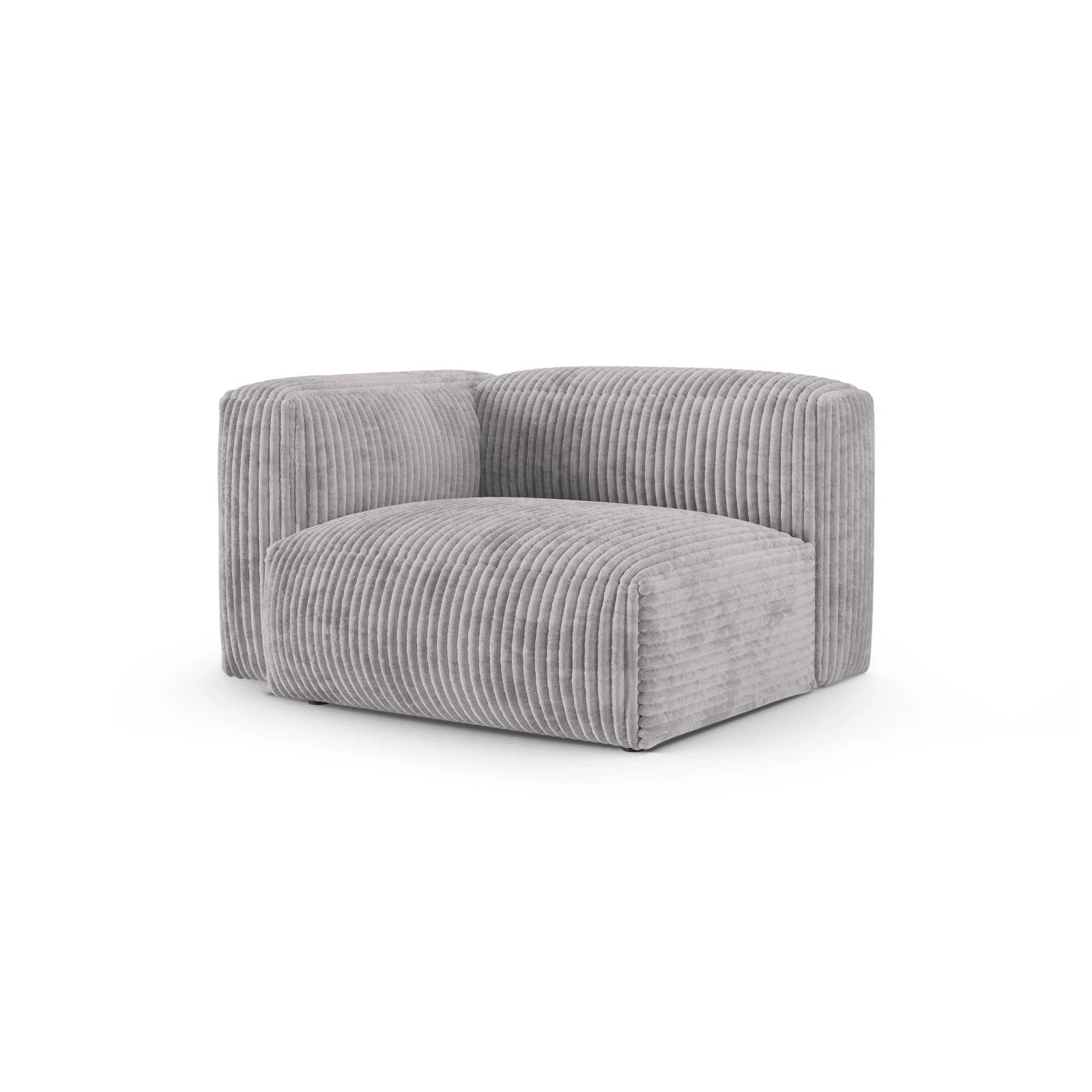 Martina Modulares Sofa Sitzelement, Linke Seite, Sitztiefe 90 cm, aus Samt, Cord, Boucle oder Sturkturstoff, 120x120 cm - Image 99