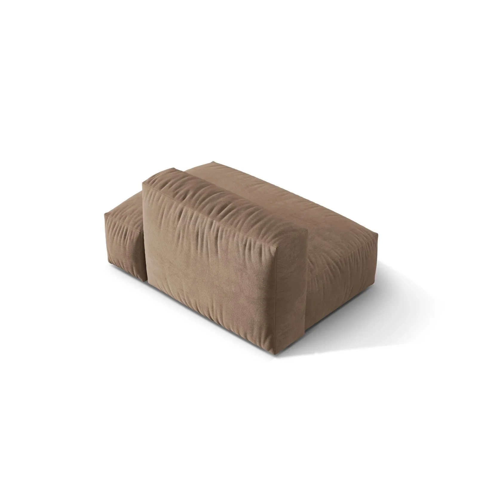 Martina Modulares Sofa Sitzelement, Rechte Seite, Sitztiefe 76 cm, aus Samt, Cord, Boucle oder Strukturstoff, 133x106 cm - Image 10