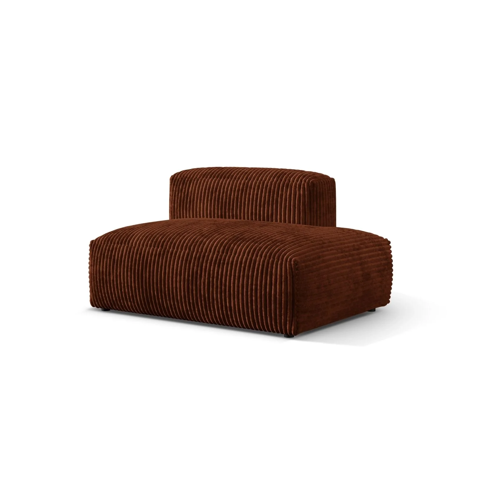 Martina Modulares Sofa Sitzelement, Rechte Seite, Sitztiefe 76 cm, aus Samt, Cord, Boucle oder Strukturstoff, 133x106 cm - Image 105
