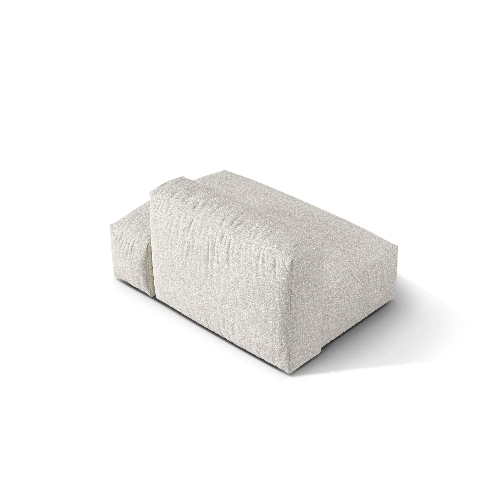 Martina Modulares Sofa Sitzelement, Rechte Seite, Sitztiefe 76 cm, aus Samt, Cord, Boucle oder Strukturstoff, 133x106 cm - Image 112