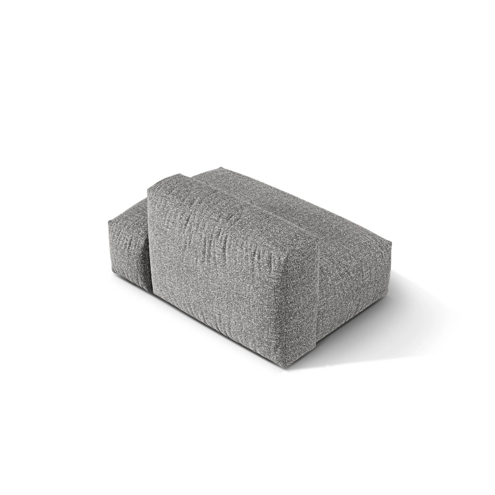 Martina Modulares Sofa Sitzelement, Rechte Seite, Sitztiefe 76 cm, aus Samt, Cord, Boucle oder Strukturstoff, 133x106 cm - Image 130