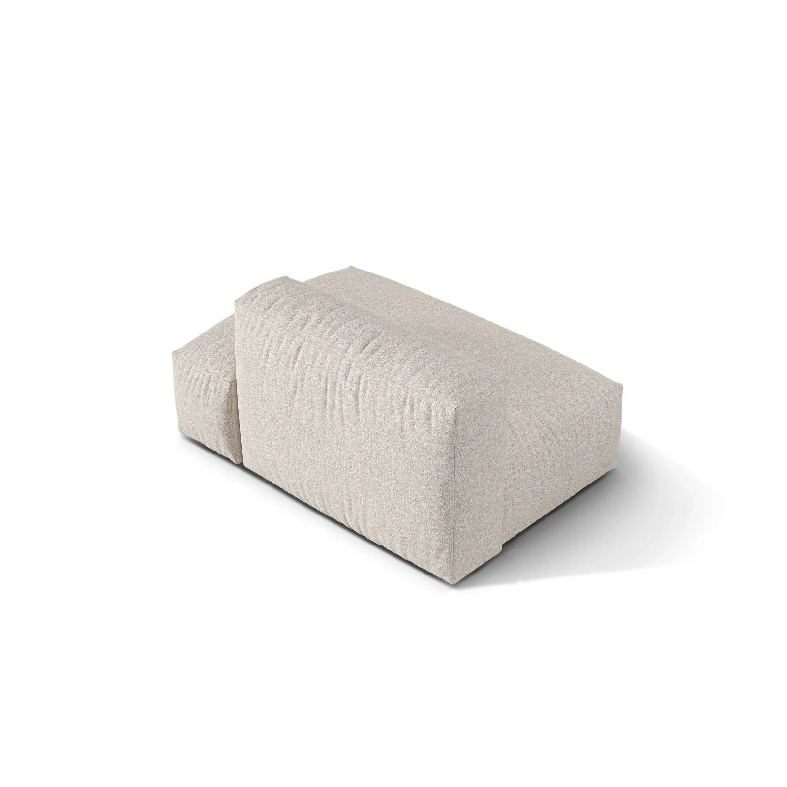 Martina Modulares Sofa Sitzelement, Rechte Seite, Sitztiefe 76 cm, aus Samt, Cord, Boucle oder Strukturstoff, 133x106 cm - Image 136