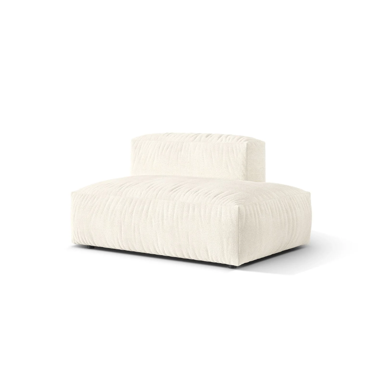 Martina Modulares Sofa Sitzelement, Rechte Seite, Sitztiefe 76 cm, aus Samt, Cord, Boucle oder Strukturstoff, 133x106 cm - Image 141
