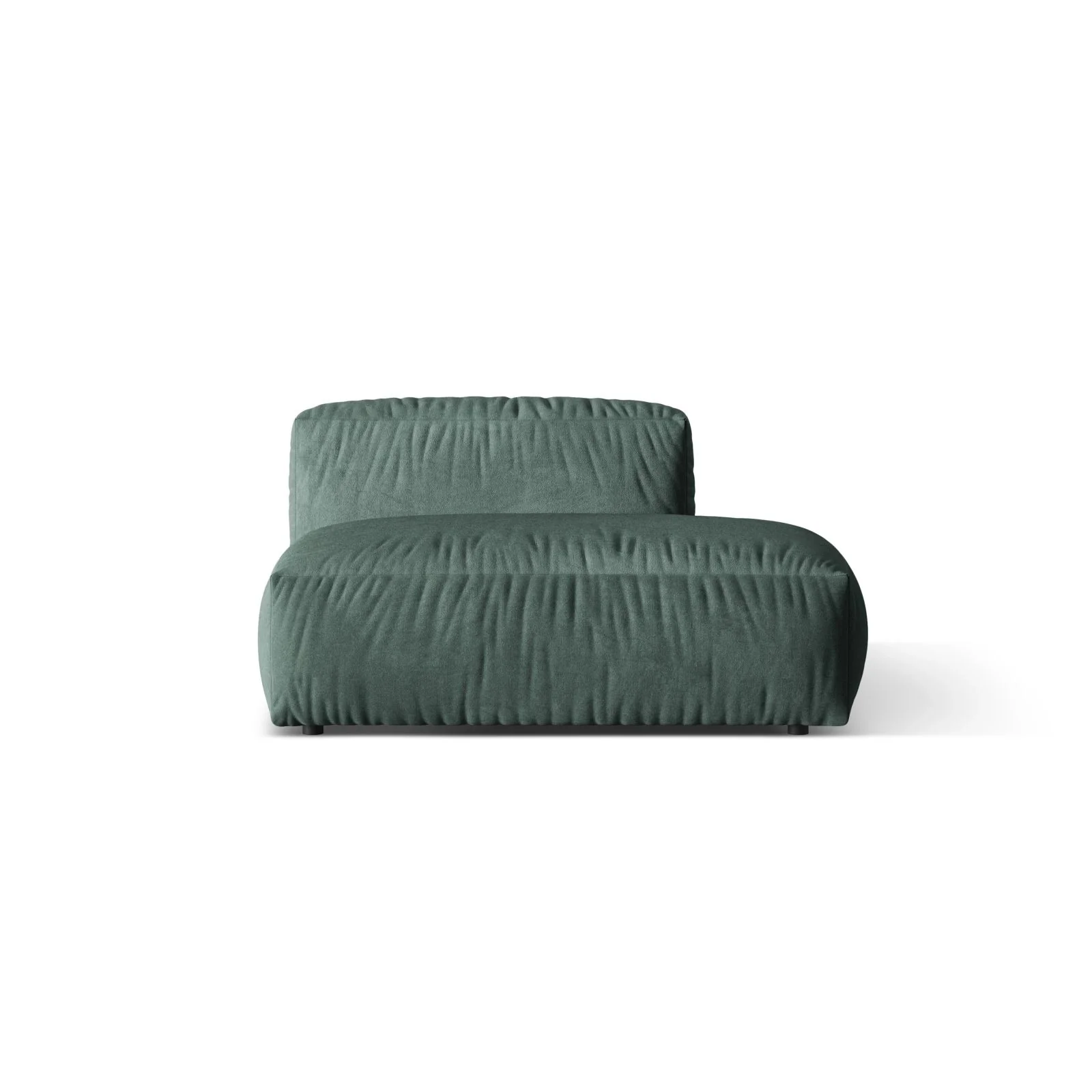Martina Modulares Sofa Sitzelement, Rechte Seite, Sitztiefe 76 cm, aus Samt, Cord, Boucle oder Strukturstoff, 133x106 cm - Image 19