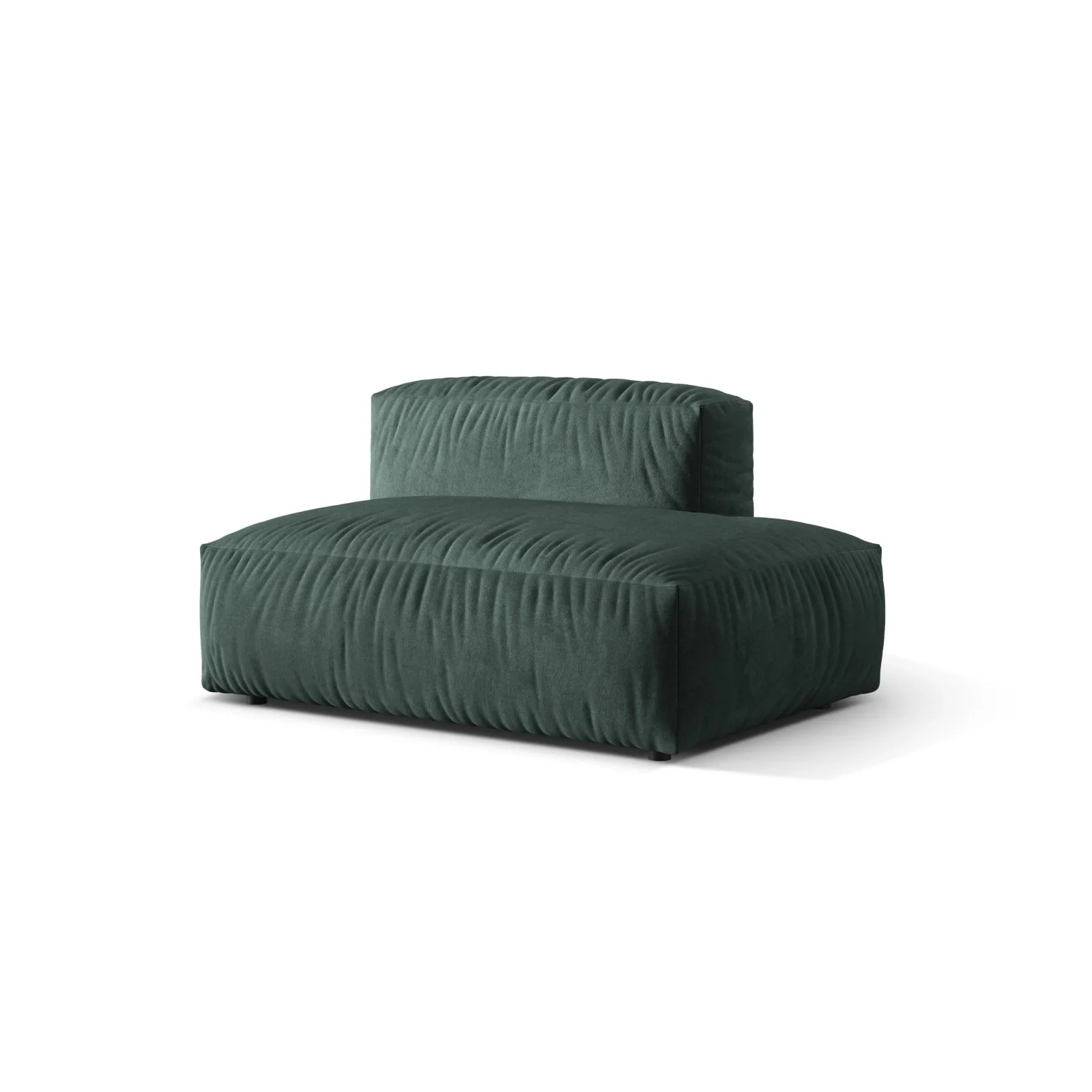 Martina Modulares Sofa Sitzelement, Rechte Seite, Sitztiefe 76 cm, aus Samt, Cord, Boucle oder Strukturstoff, 133x106 cm - Image 21