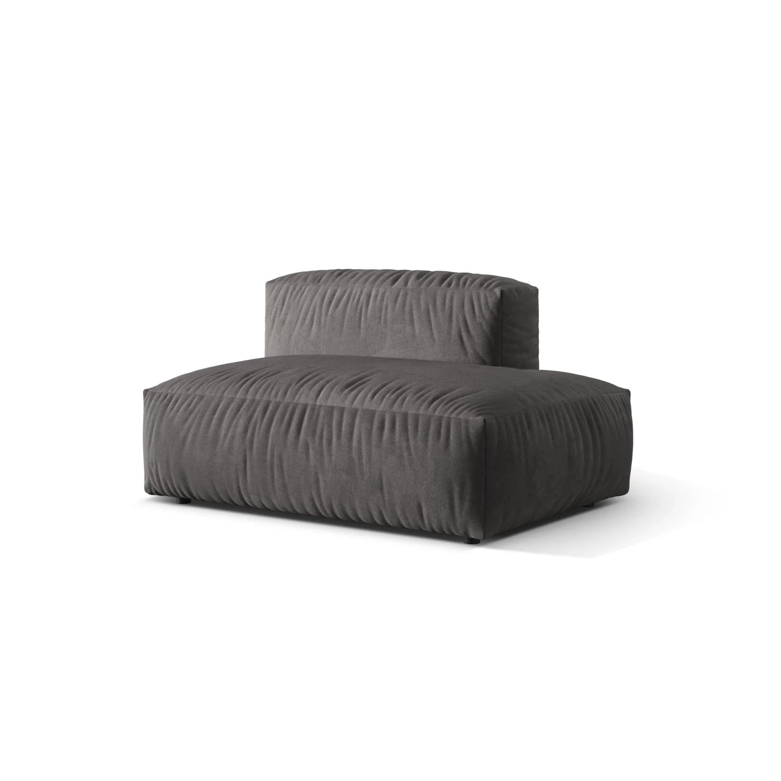 Martina Modulares Sofa Sitzelement, Rechte Seite, Sitztiefe 76 cm, aus Samt, Cord, Boucle oder Strukturstoff, 133x106 cm - Image 33