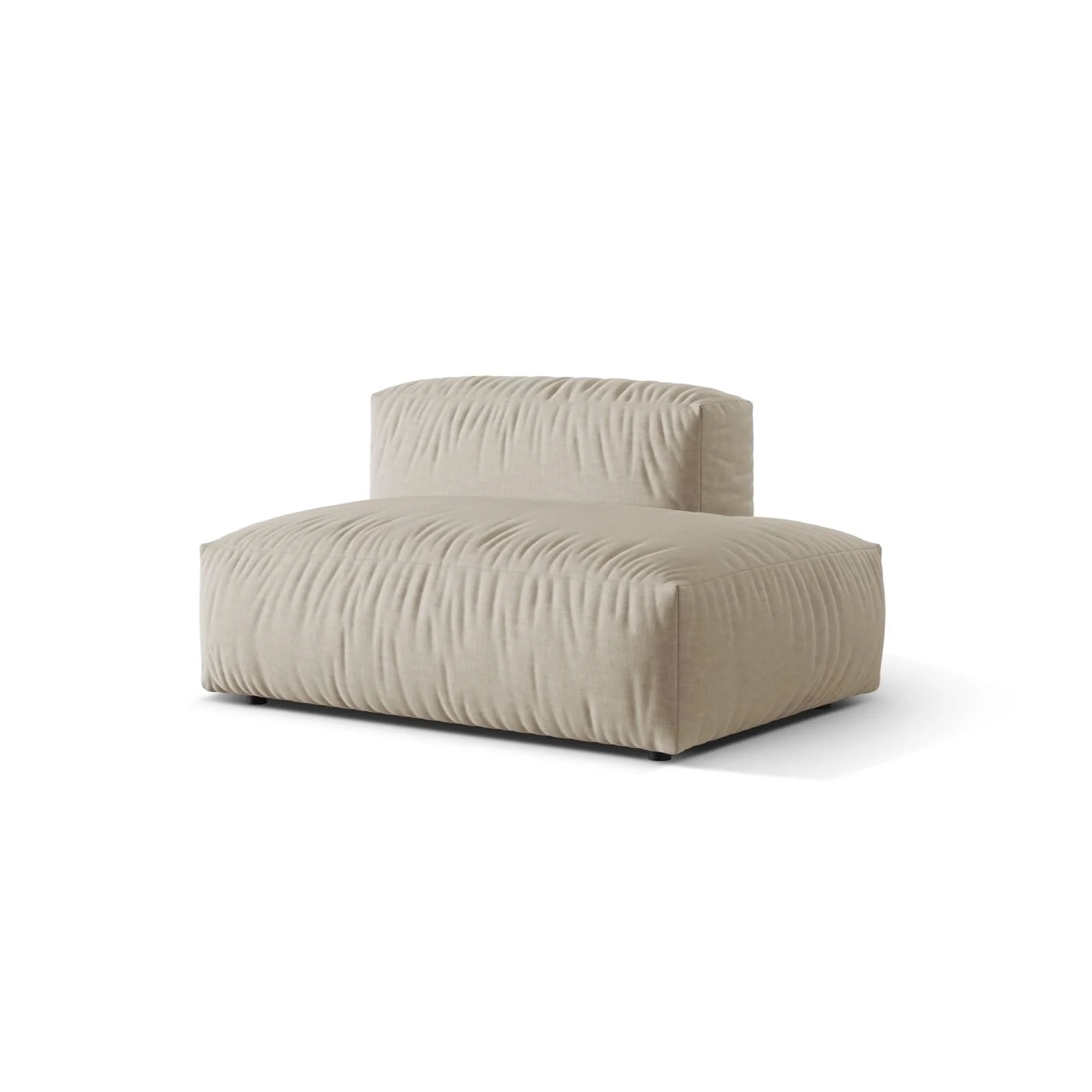 Martina Modulares Sofa Sitzelement, Rechte Seite, Sitztiefe 76 cm, aus Samt, Cord, Boucle oder Strukturstoff, 133x106 cm - Image 39
