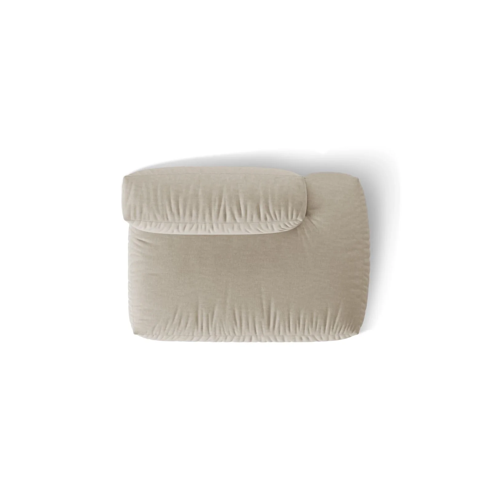 Martina Modulares Sofa Sitzelement, Rechte Seite, Sitztiefe 76 cm, aus Samt, Cord, Boucle oder Strukturstoff, 133x106 cm - Image 41