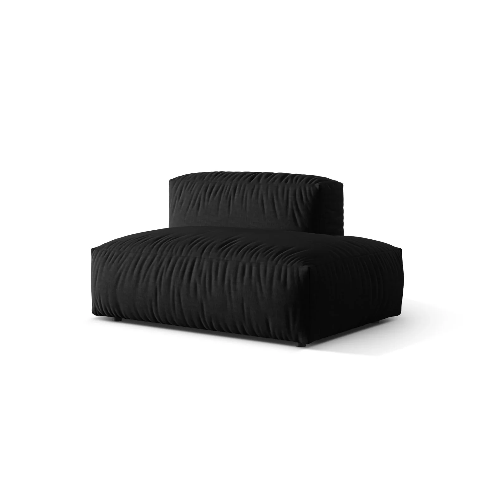 Martina Modulares Sofa Sitzelement, Rechte Seite, Sitztiefe 76 cm, aus Samt, Cord, Boucle oder Strukturstoff, 133x106 cm - Image 57