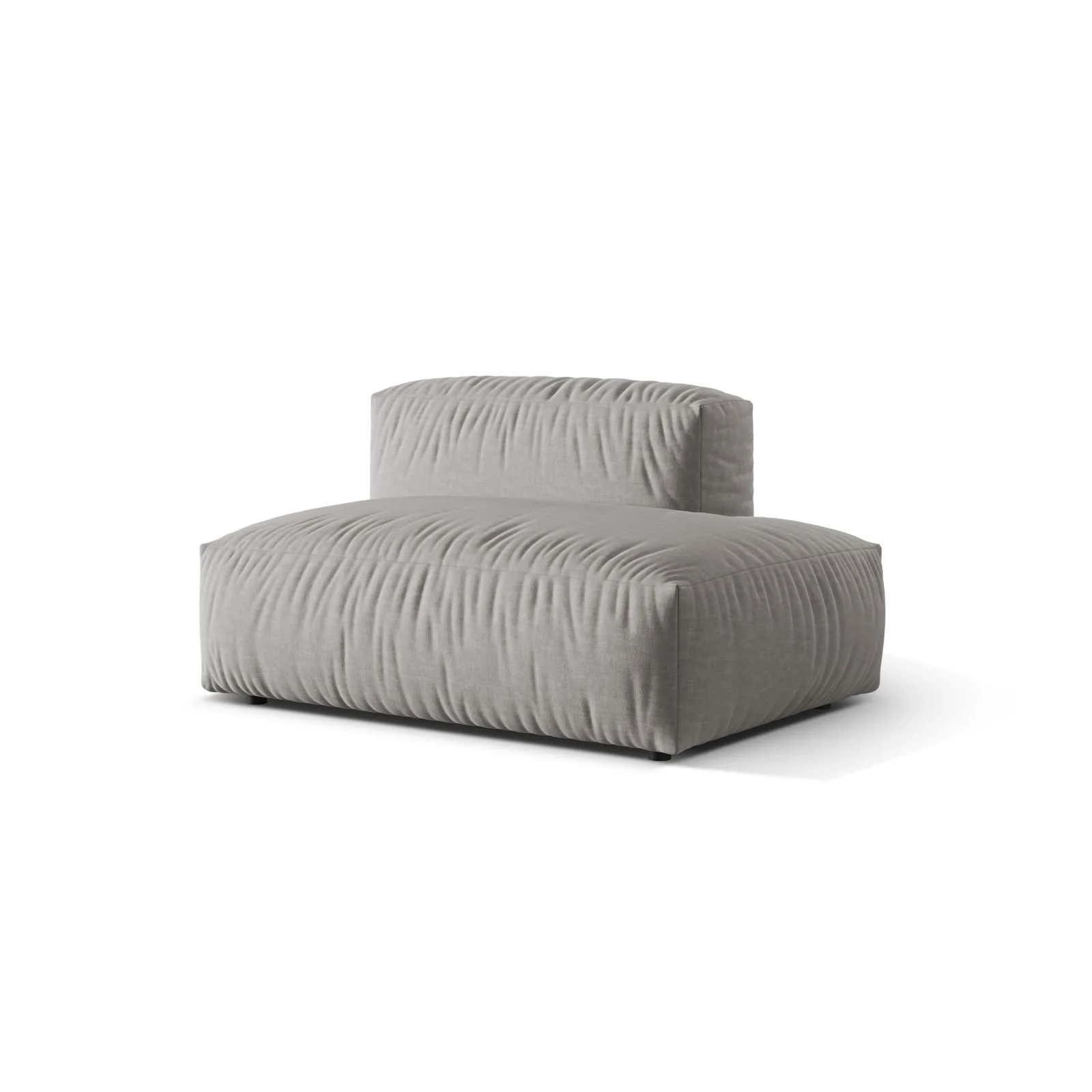 Martina Modulares Sofa Sitzelement, Rechte Seite, Sitztiefe 76 cm, aus Samt, Cord, Boucle oder Strukturstoff, 133x106 cm - Image 63