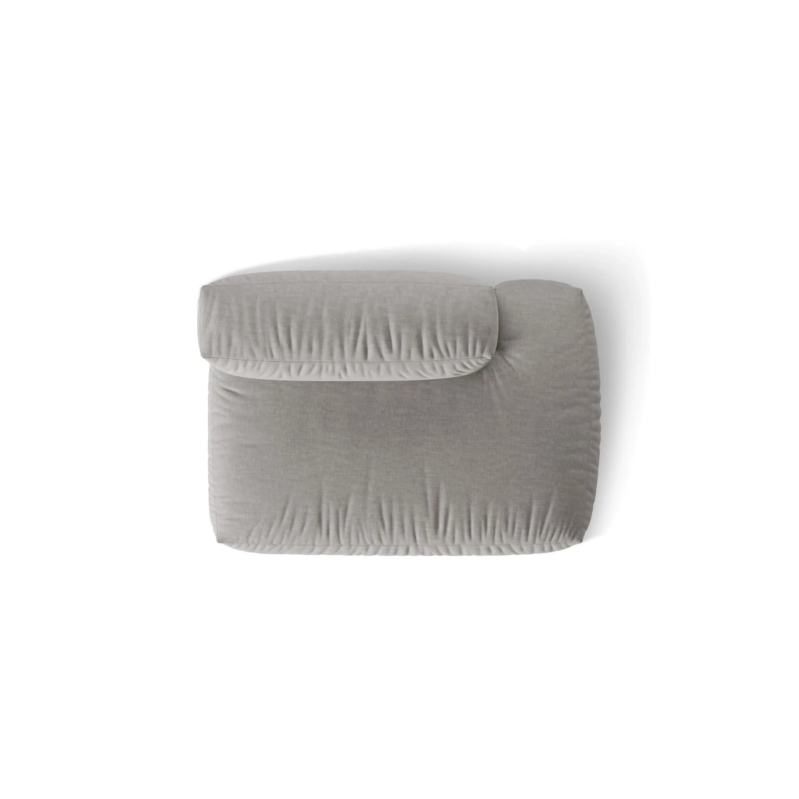 Martina Modulares Sofa Sitzelement, Rechte Seite, Sitztiefe 76 cm, aus Samt, Cord, Boucle oder Strukturstoff, 133x106 cm - Image 65