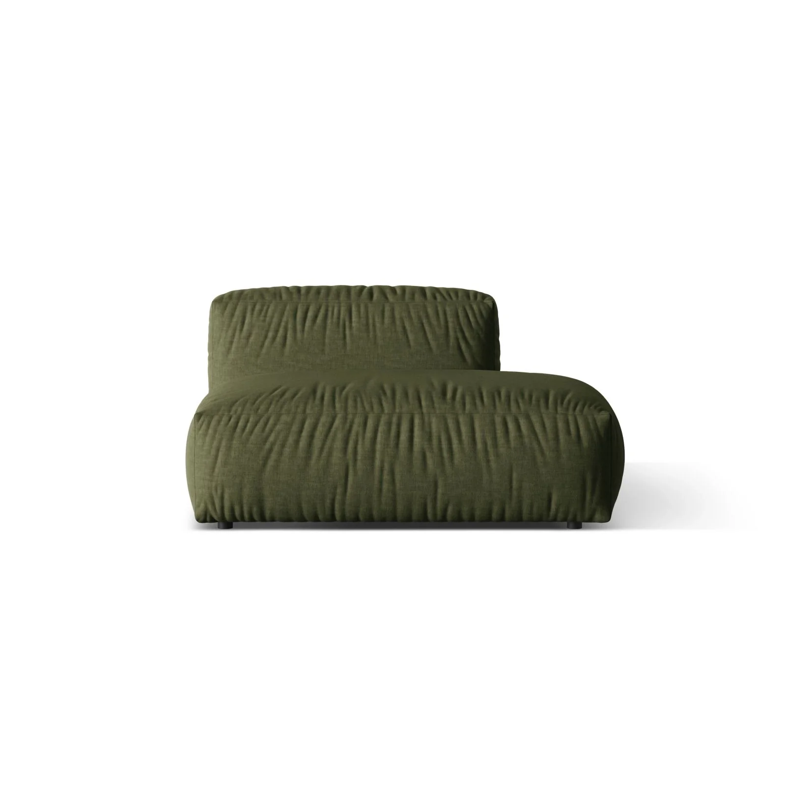 Martina Modulares Sofa Sitzelement, Rechte Seite, Sitztiefe 76 cm, aus Samt, Cord, Boucle oder Strukturstoff, 133x106 cm - Image 67