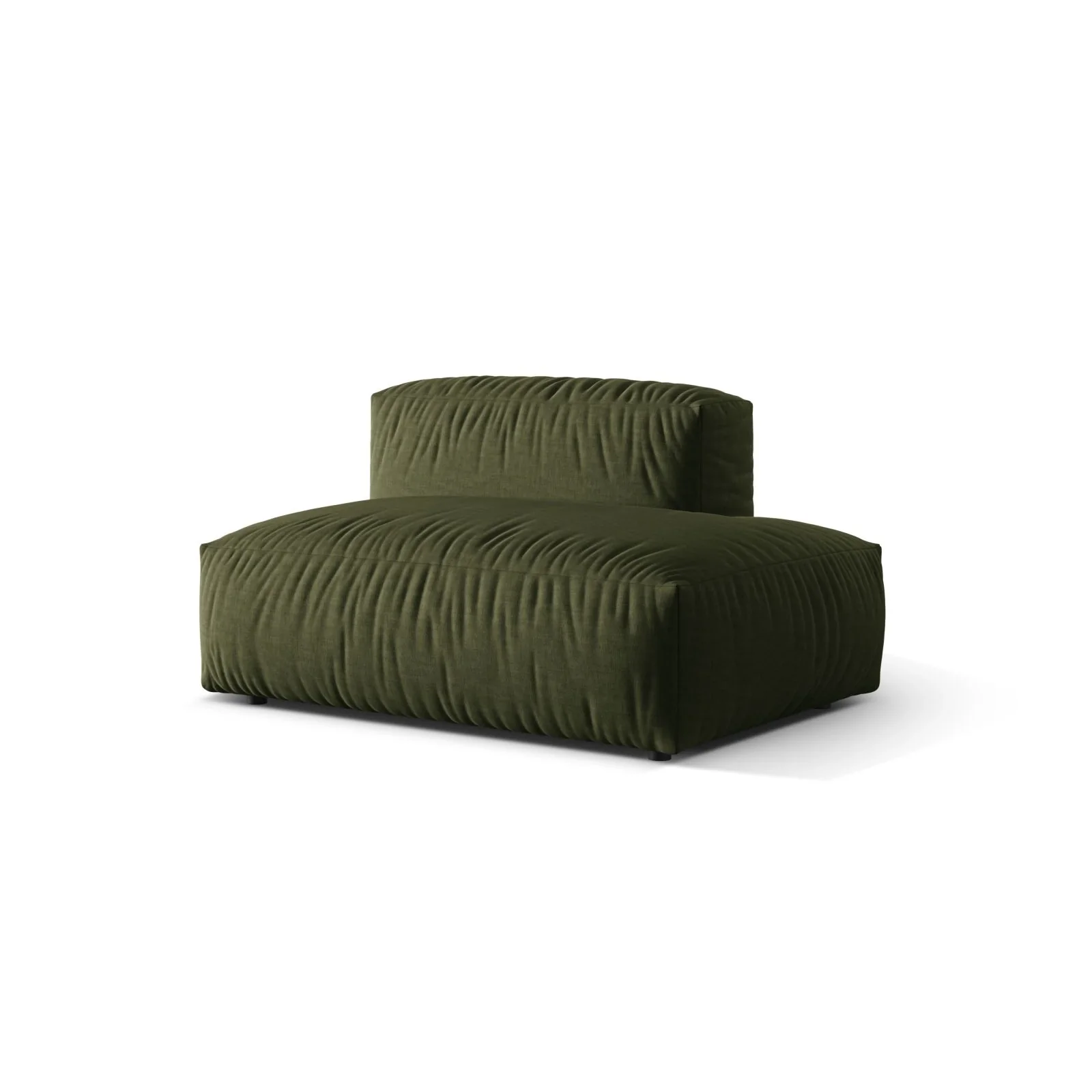 Martina Modulares Sofa Sitzelement, Rechte Seite, Sitztiefe 76 cm, aus Samt, Cord, Boucle oder Strukturstoff, 133x106 cm - Image 69