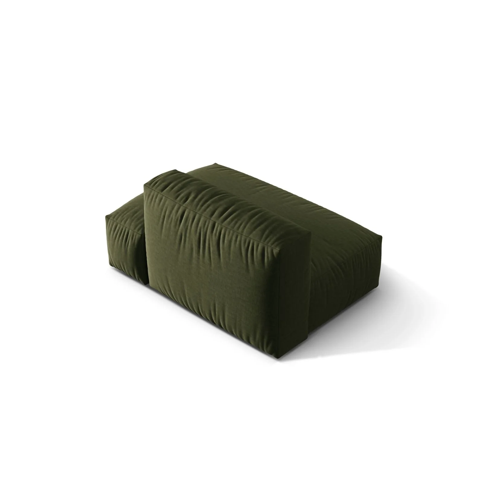 Martina Modulares Sofa Sitzelement, Rechte Seite, Sitztiefe 76 cm, aus Samt, Cord, Boucle oder Strukturstoff, 133x106 cm - Image 70