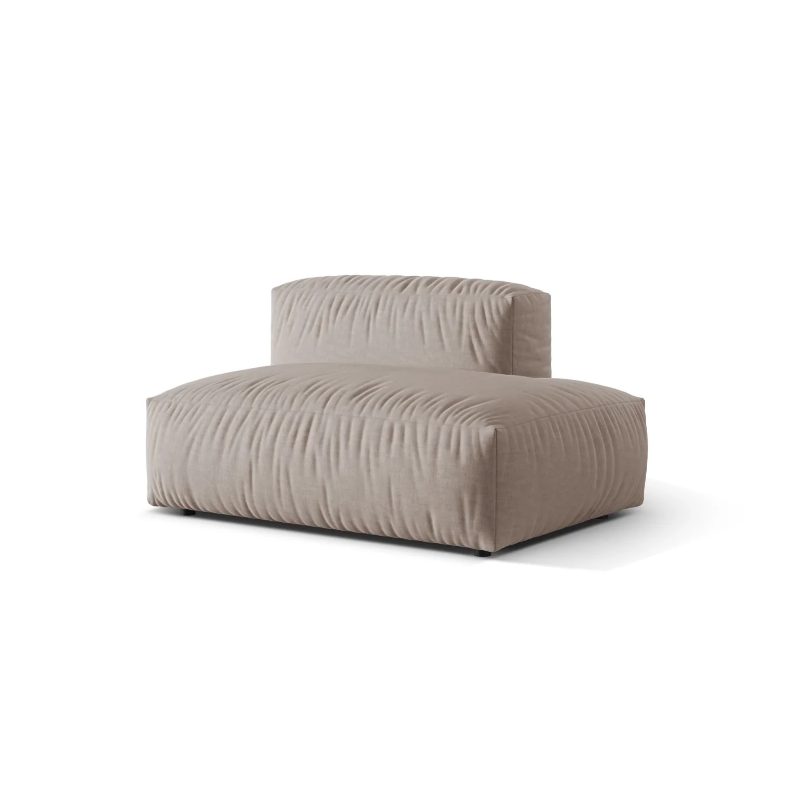 Martina Modulares Sofa Sitzelement, Rechte Seite, Sitztiefe 76 cm, aus Samt, Cord, Boucle oder Strukturstoff, 133x106 cm - Image 75