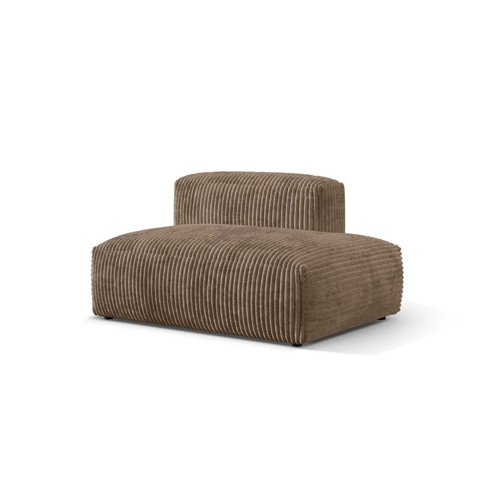 Martina Modulares Sofa Sitzelement, Rechte Seite, Sitztiefe 76 cm, aus Samt, Cord, Boucle oder Strukturstoff, 133x106 cm - Image 87